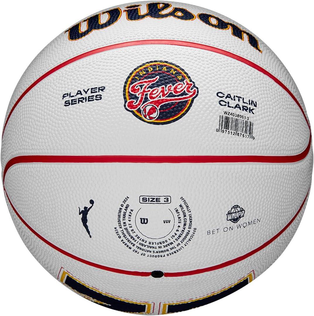 imageWilson WNBA Player Icon Mini Basketball Caitlin Clark Size 322