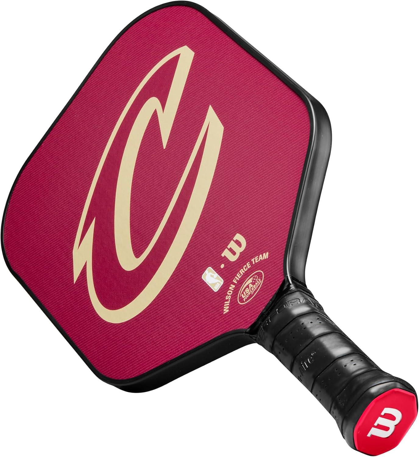imageWILSON NBA Collection Fierce Team Pickleball Paddles Grip Size 24 14Cleveland Cavaliers