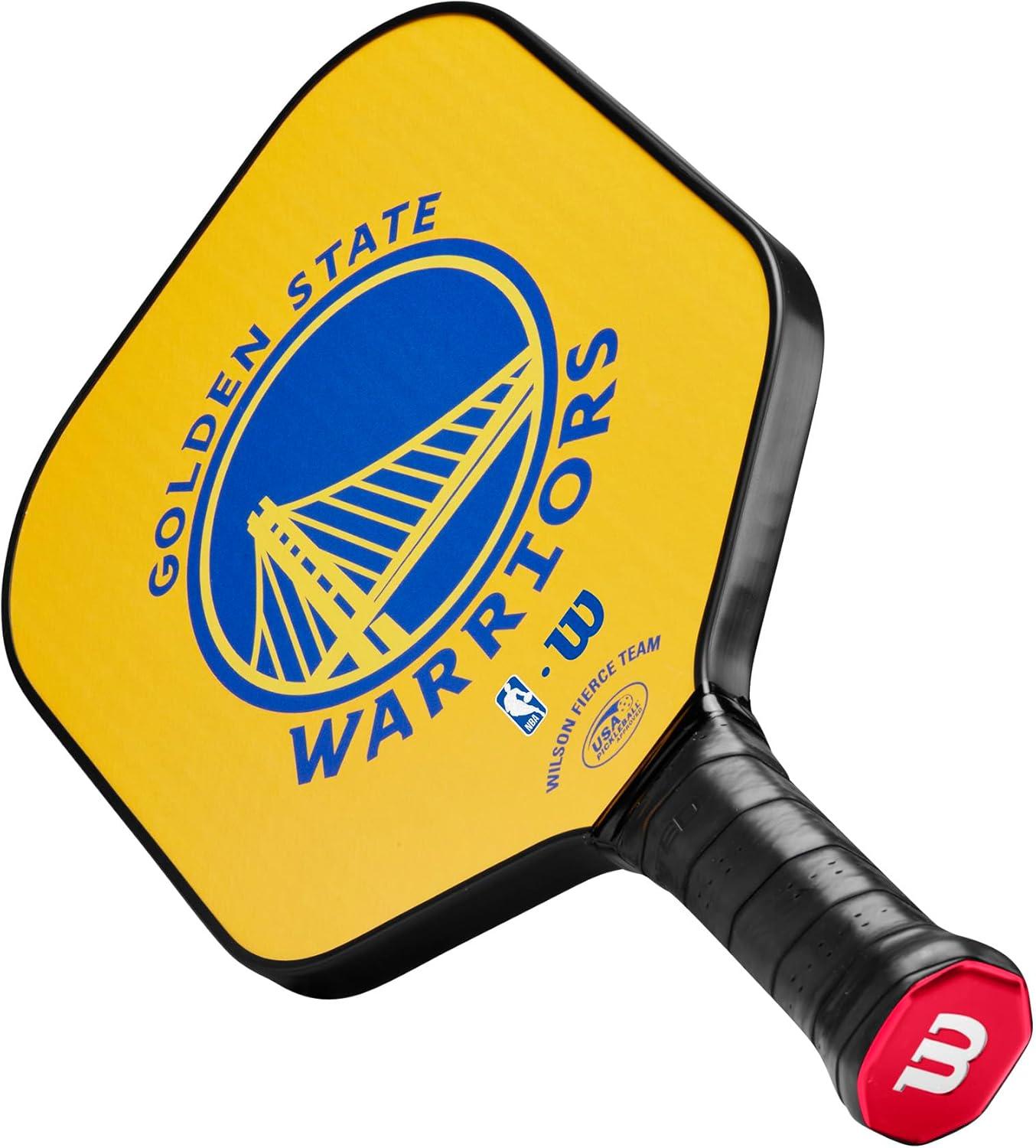 imageWILSON NBA Collection Fierce Team Pickleball Paddles Grip Size 24 14Golden State Warriors