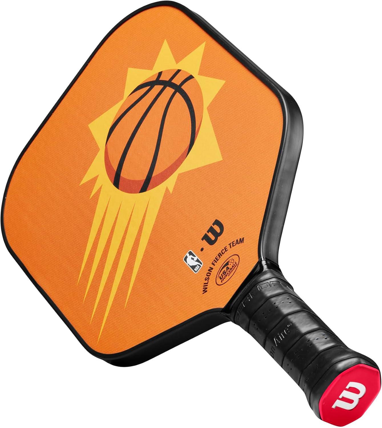imageWILSON NBA Collection Fierce Team Pickleball Paddles Grip Size 24 14Phoenix Suns