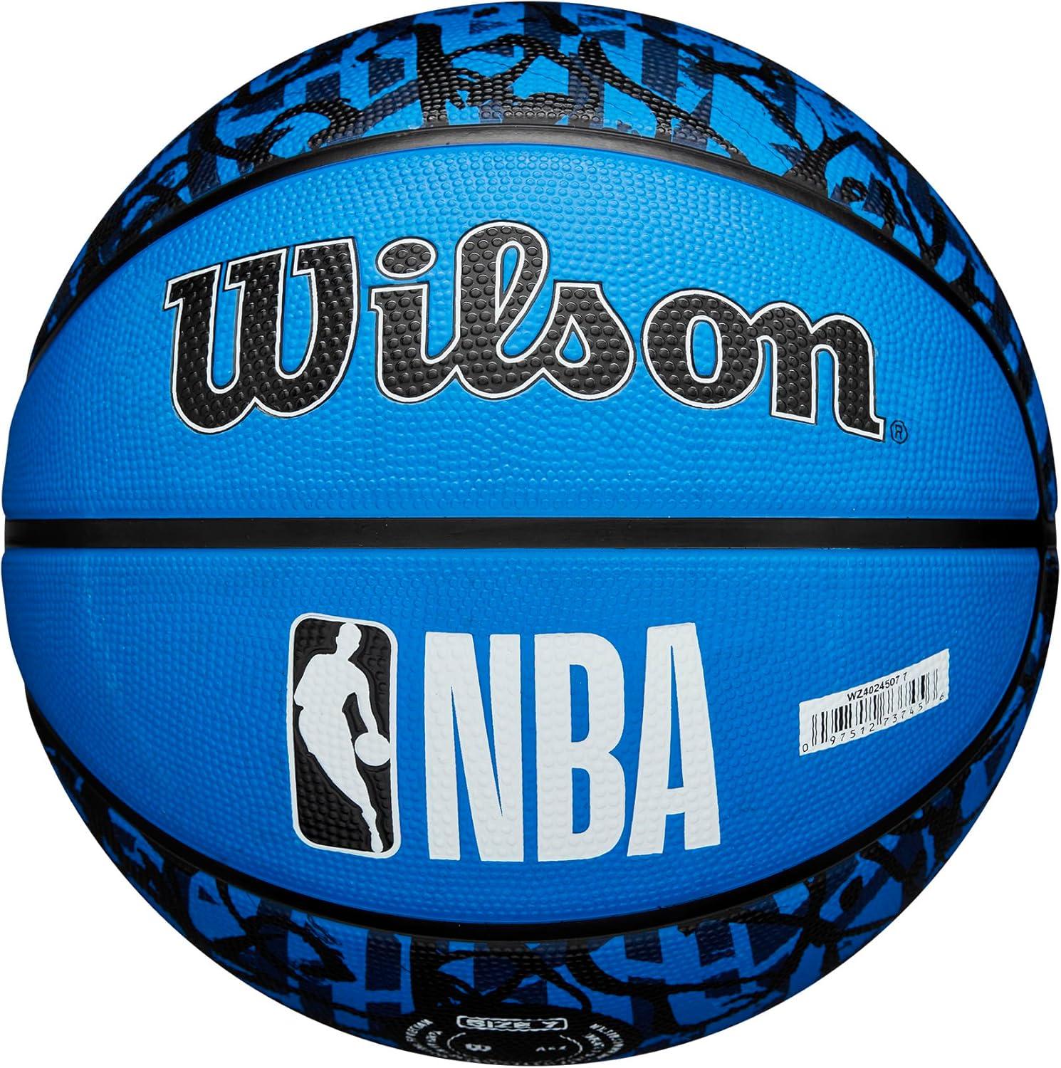 imageWILSON NBA Team Graffiti Basketballs Size 7295Dallas Mavericks
