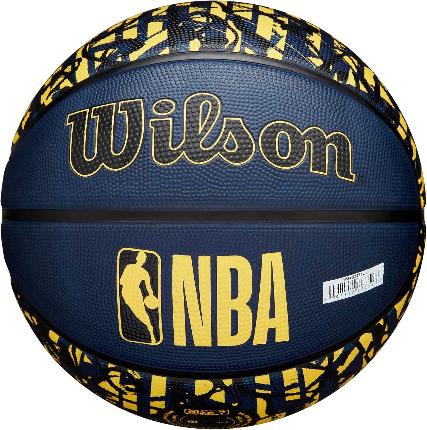 imageWILSON NBA Team Graffiti Basketballs Size 7295Indiana Pacers