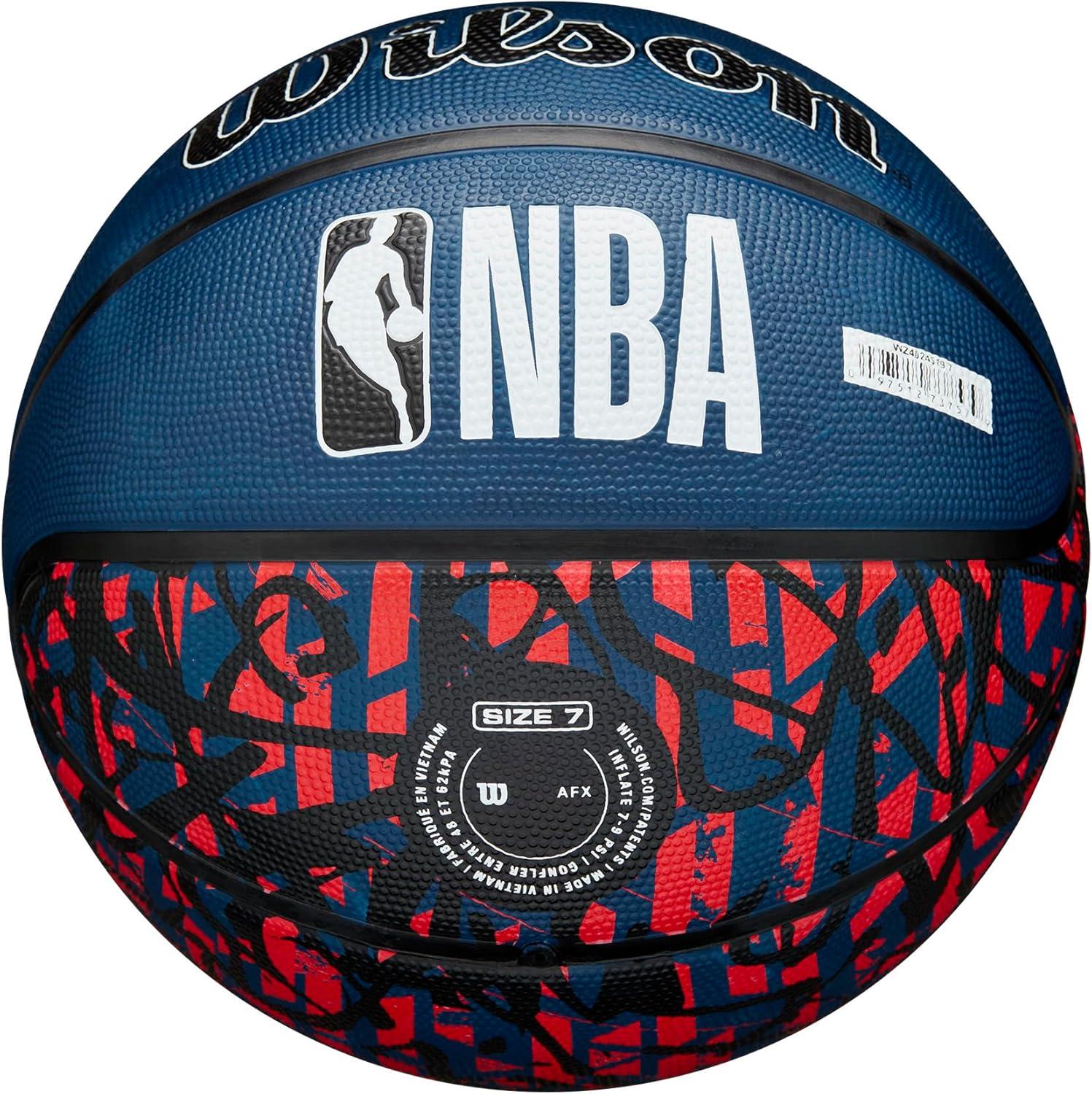 imageWILSON NBA Team Graffiti Basketballs Size 7295New Orleans Pelicans