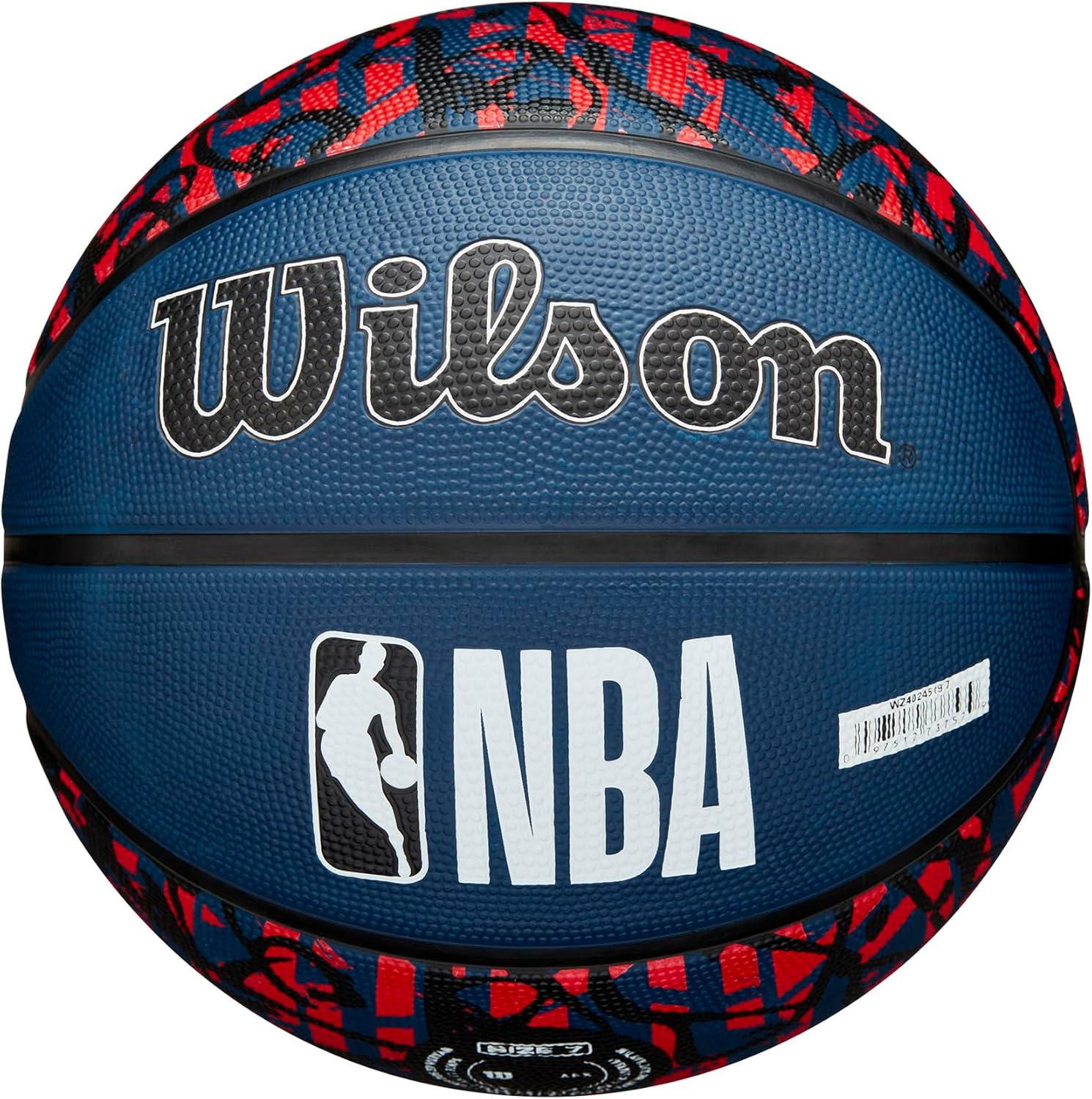 imageWILSON NBA Team Graffiti Basketballs Size 7295New Orleans Pelicans