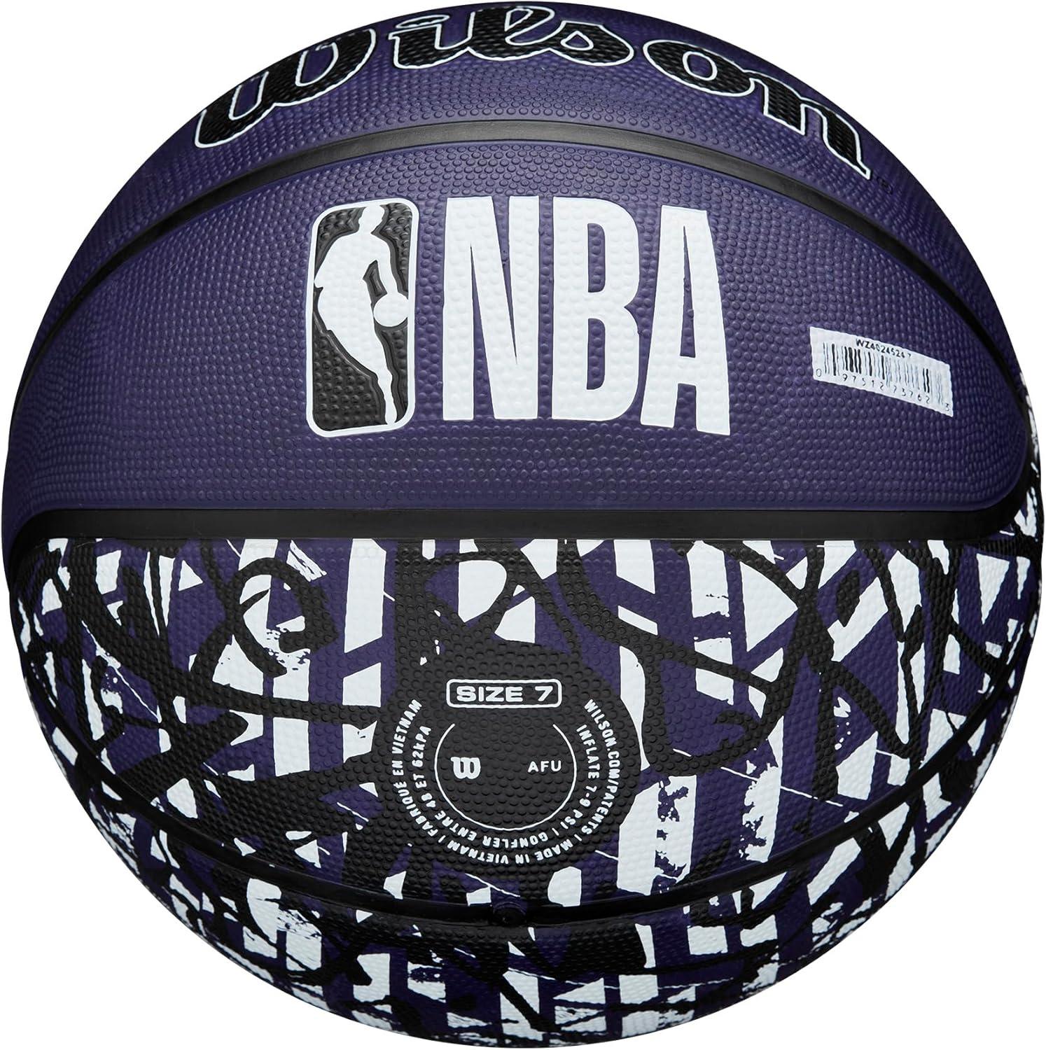 imageWILSON NBA Team Graffiti Basketballs Size 7295Phoenix Suns