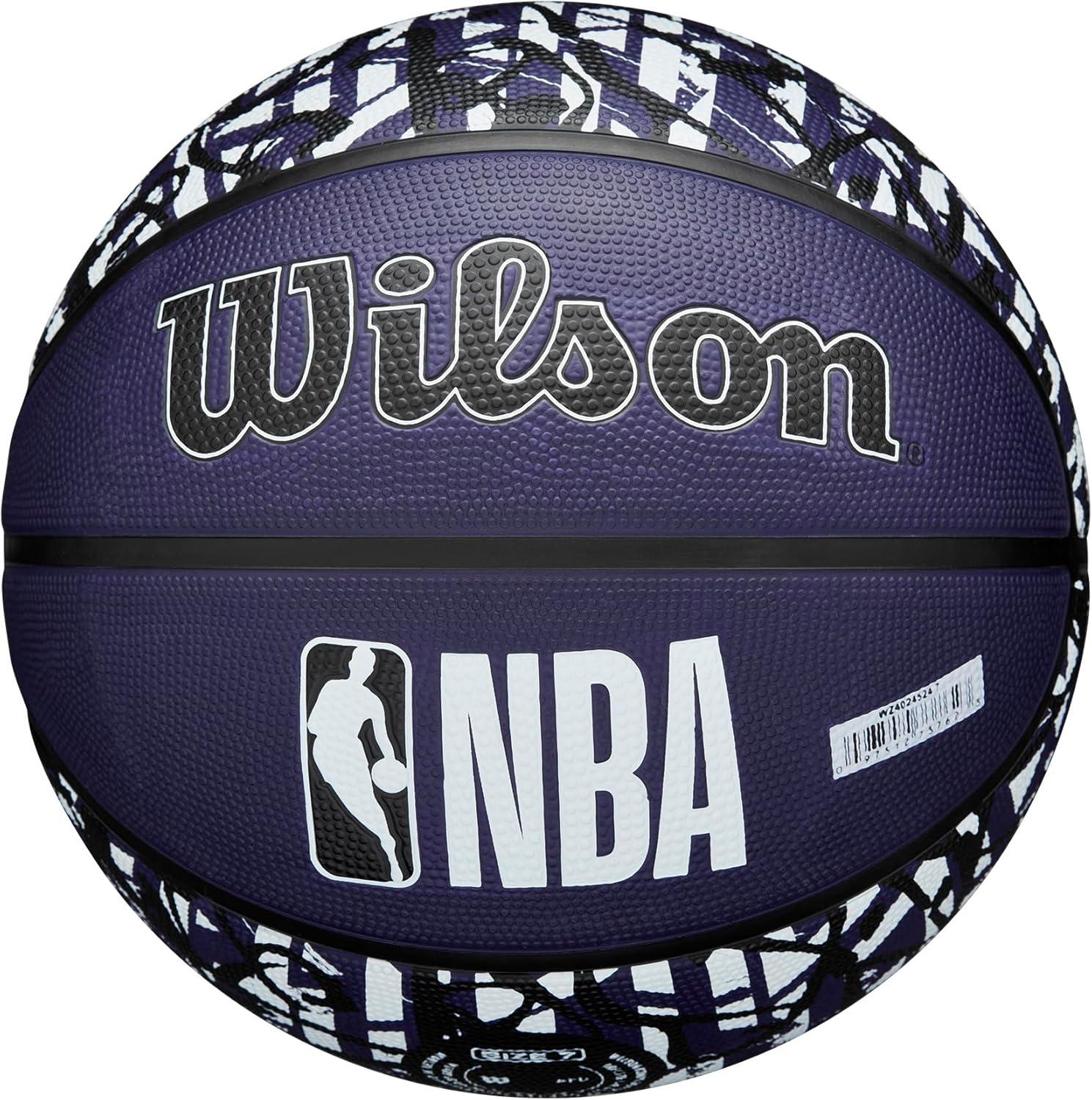 imageWILSON NBA Team Graffiti Basketballs Size 7295Phoenix Suns