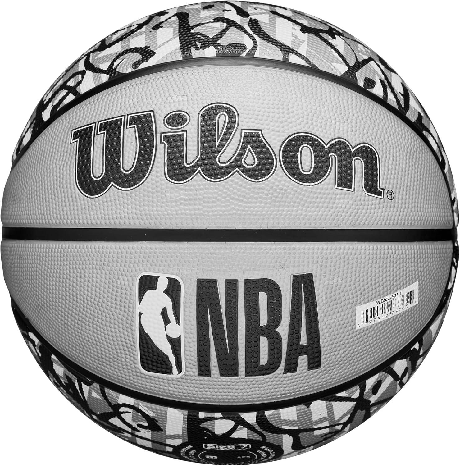 imageWILSON NBA Team Graffiti Basketballs Size 7295San Antonio Spurs