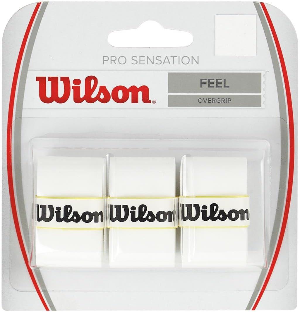 imageWILSON Sensation Pro Tennis Racquet Over Grip BlackWhite