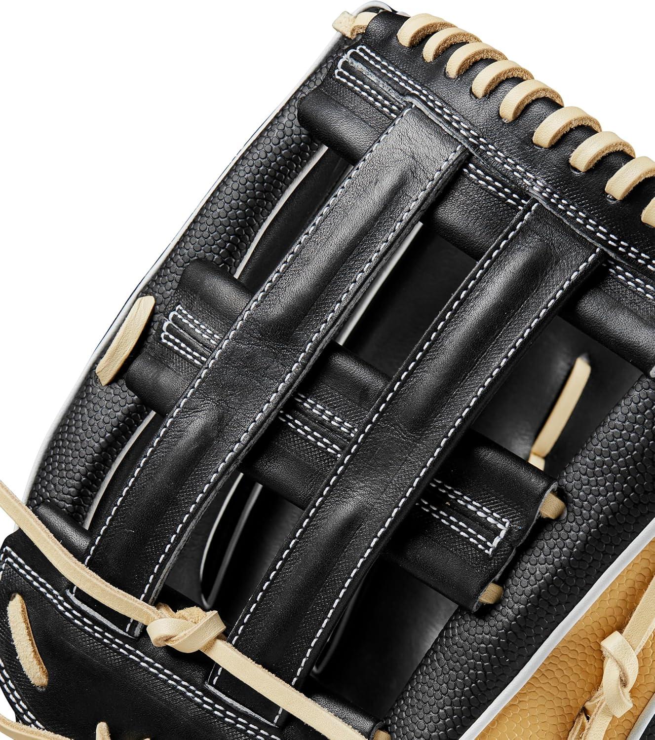 imageWilson 2024 A2000 Slowpitch Softball GlovesBlackBlondeWhite