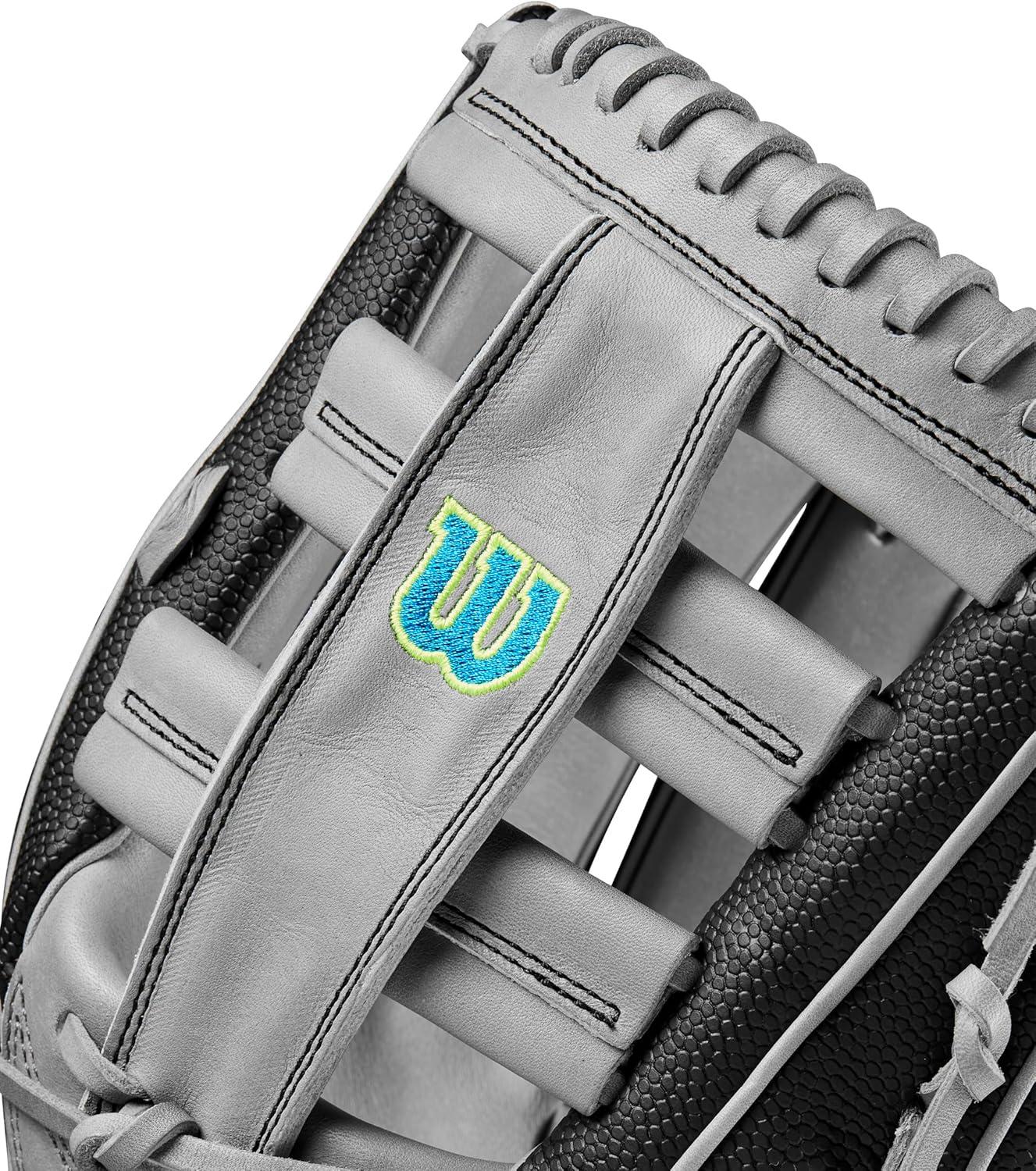 imageWilson 2024 A2000 Slowpitch Softball GlovesBlackGreyTeal