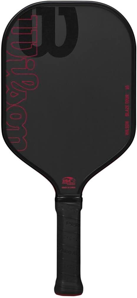 imageWilson Blaze Series Pickleball Paddles Grip Size 24 14 BlackRedBlackRed