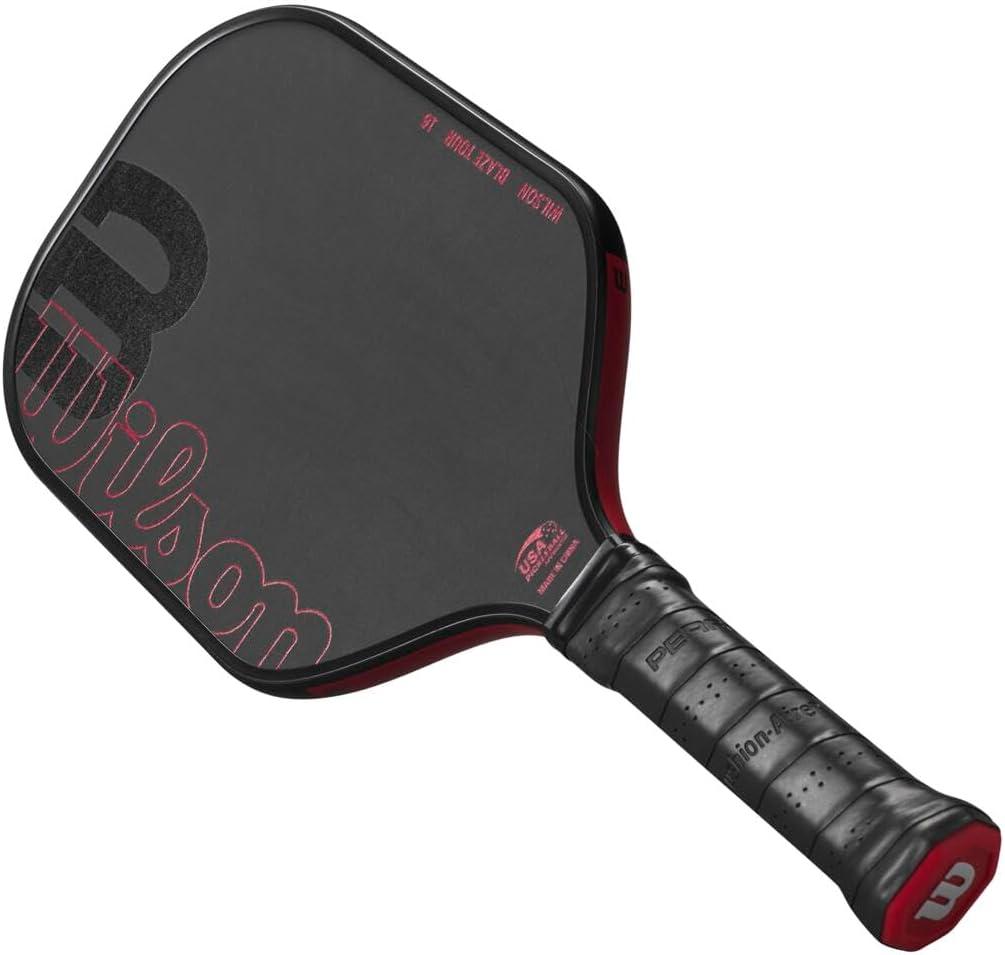 imageWilson Blaze Series Pickleball Paddles Grip Size 24 14 BlackRedBlackRed
