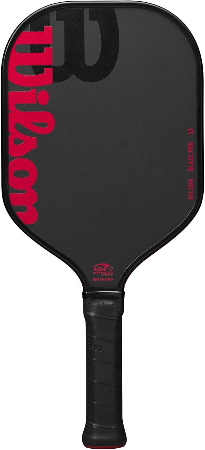 imageWilson Blaze Series Pickleball Paddles Grip Size 24 14 BlackRedBlackRed