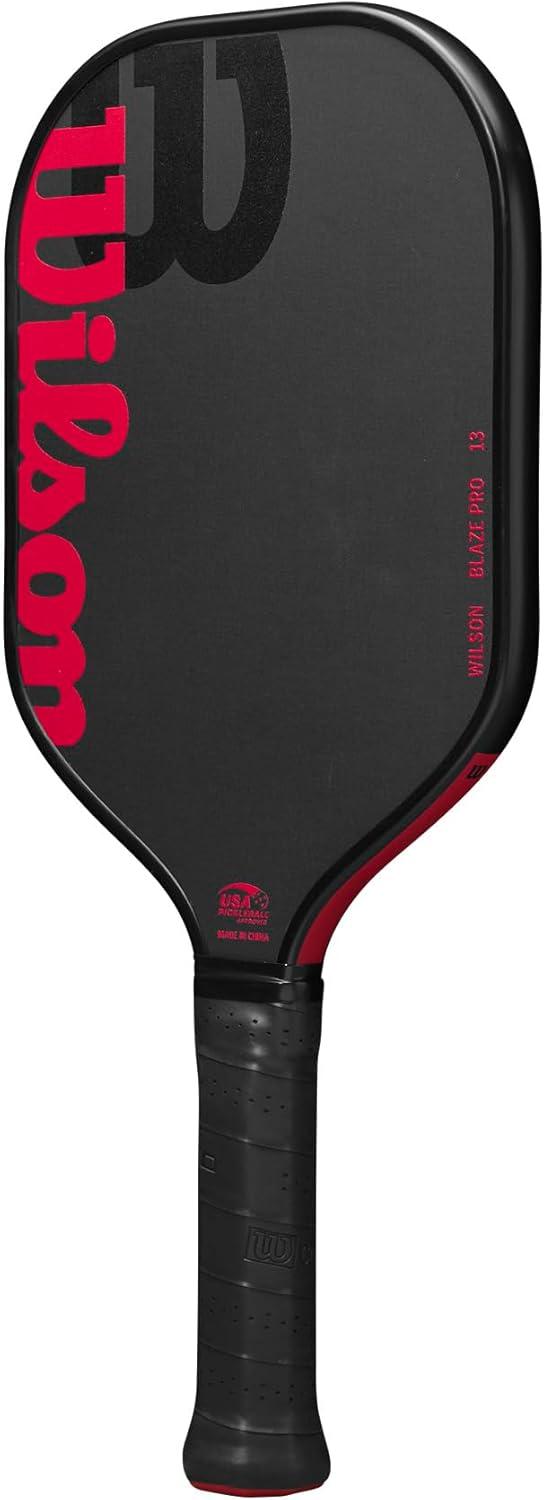 imageWilson Blaze Series Pickleball Paddles Grip Size 24 14 BlackRedBlackRed