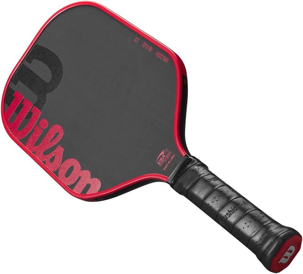 imageWilson Blaze Series Pickleball Paddles Grip Size 24 14 BlackRedBlackRed