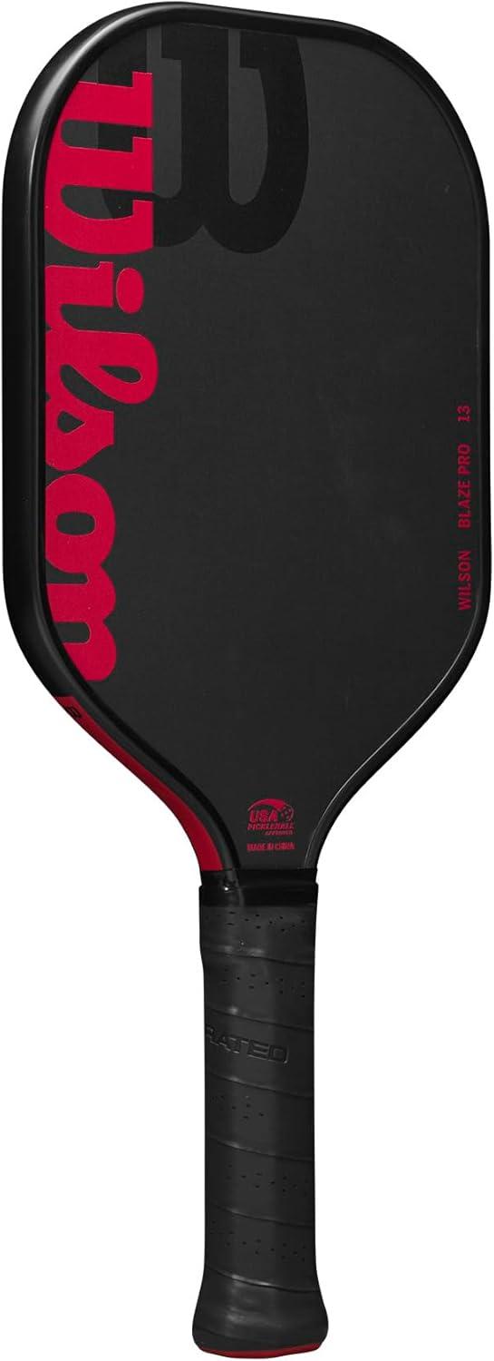 imageWilson Blaze Series Pickleball Paddles Grip Size 24 14 BlackRedBlackRed