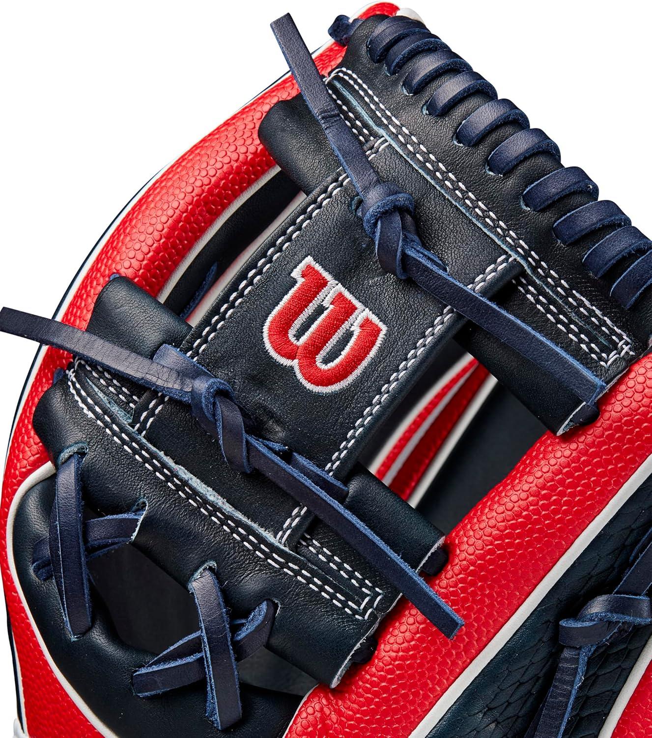 imageWilson Fall 2024 A2K Baseball GlovesNavyRed