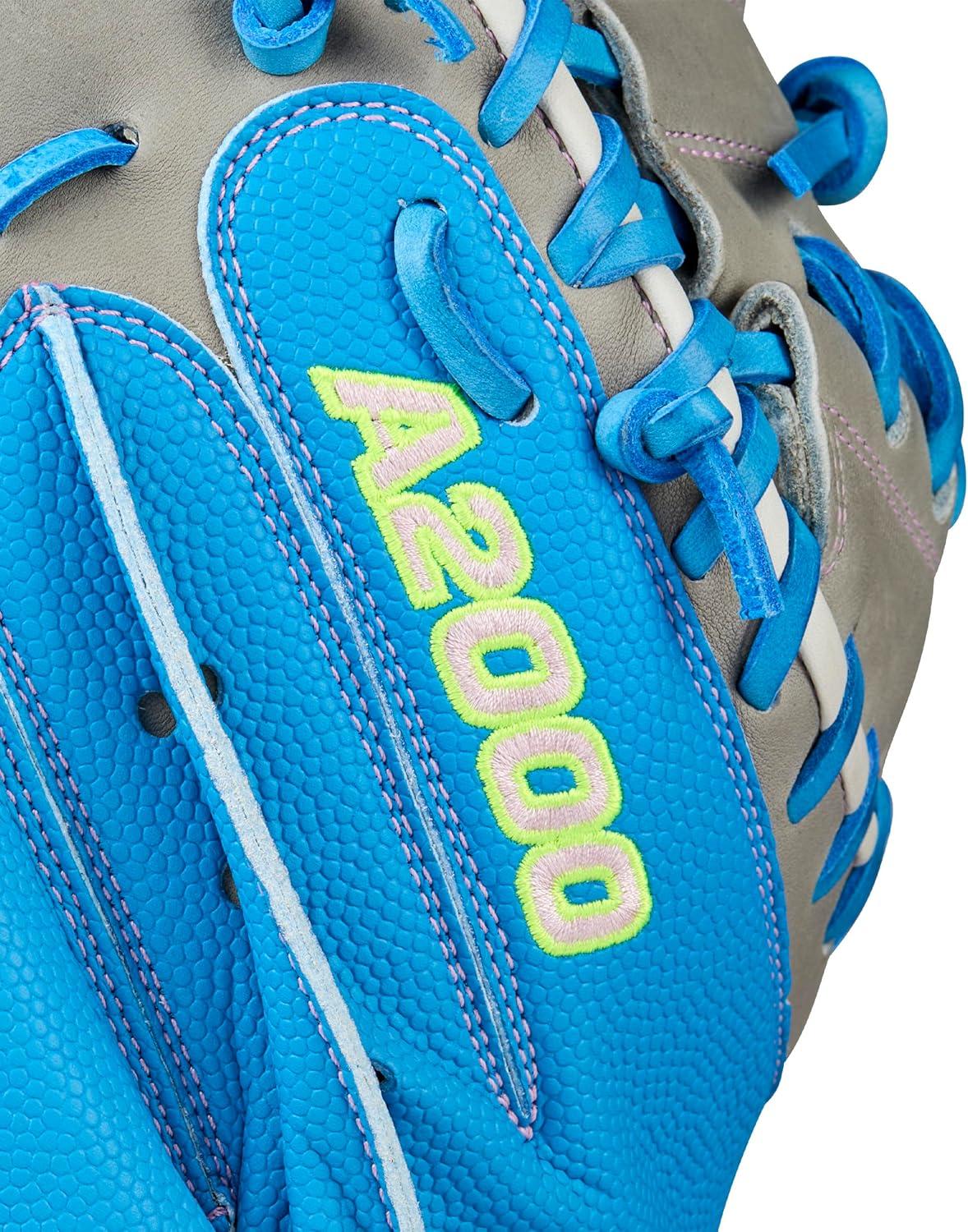 imageWilson Fall 2025 A2000 Fastpitch GlovesSky BlueGreyLavender