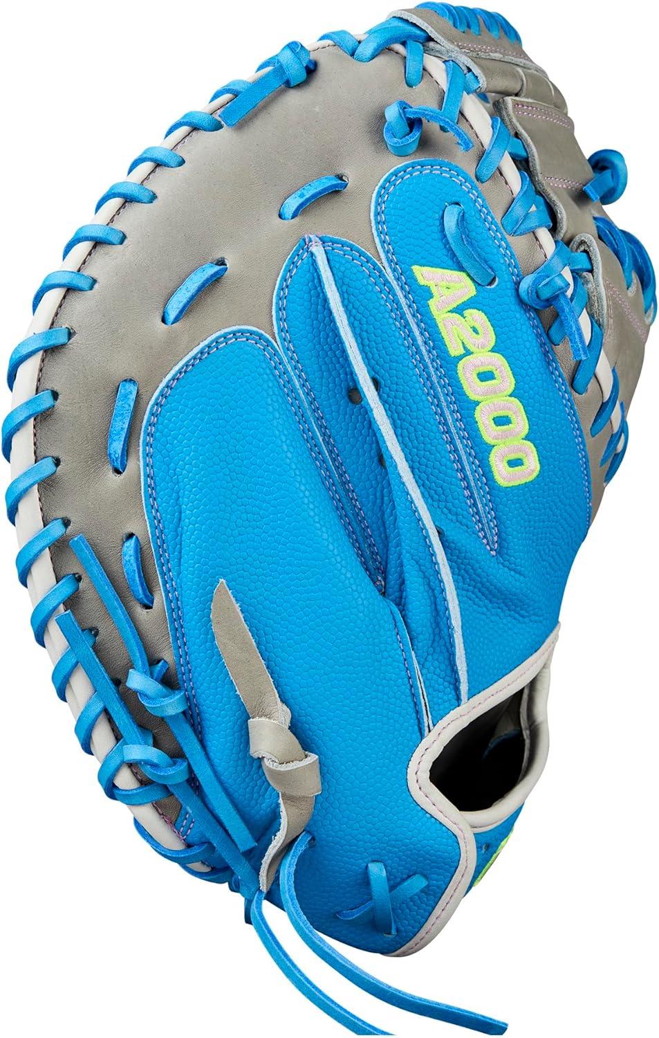 imageWilson Fall 2025 A2000 Fastpitch GlovesSky BlueGreyLavender