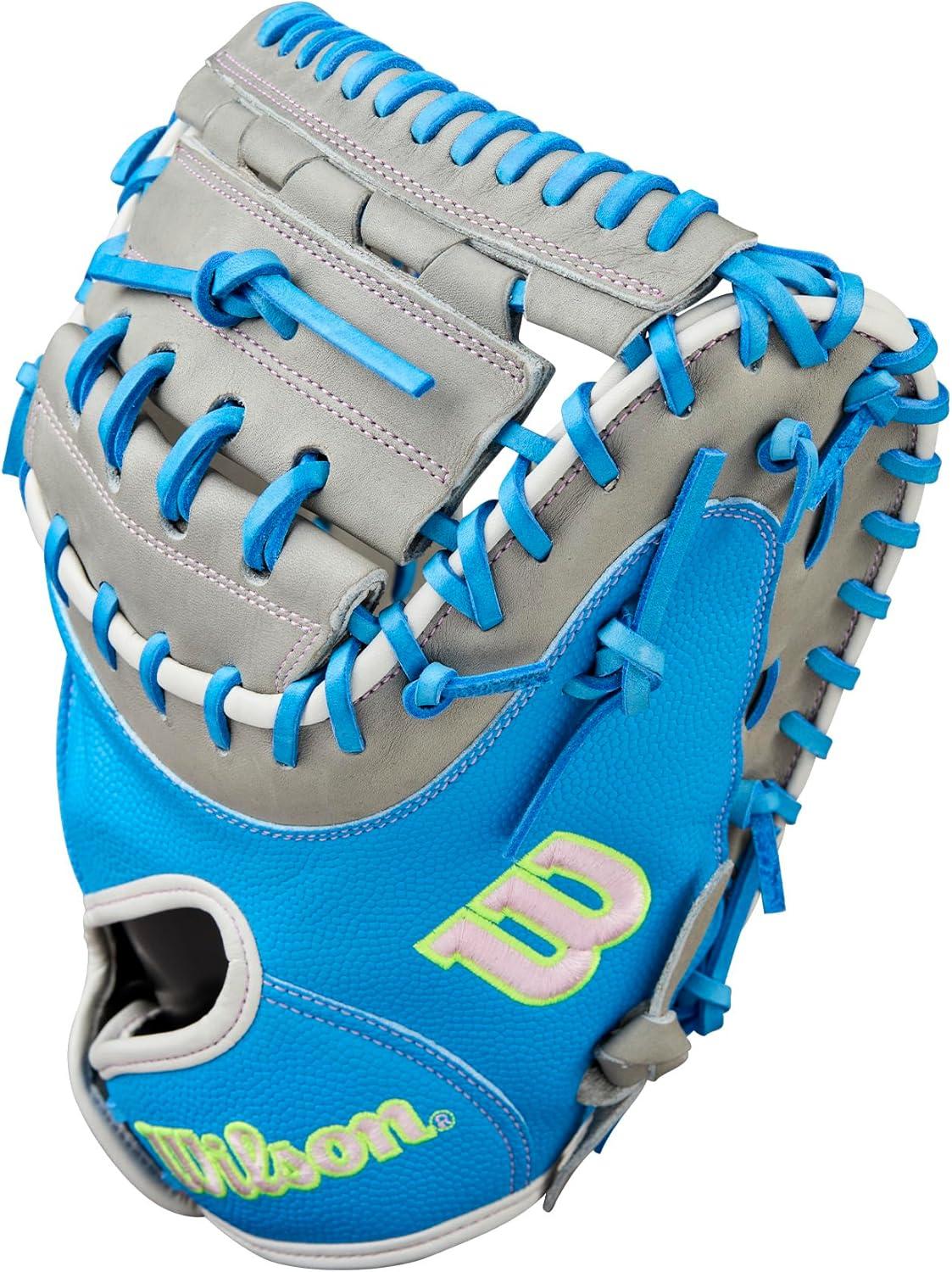 imageWilson Fall 2025 A2000 Fastpitch GlovesSky BlueGreyLavender
