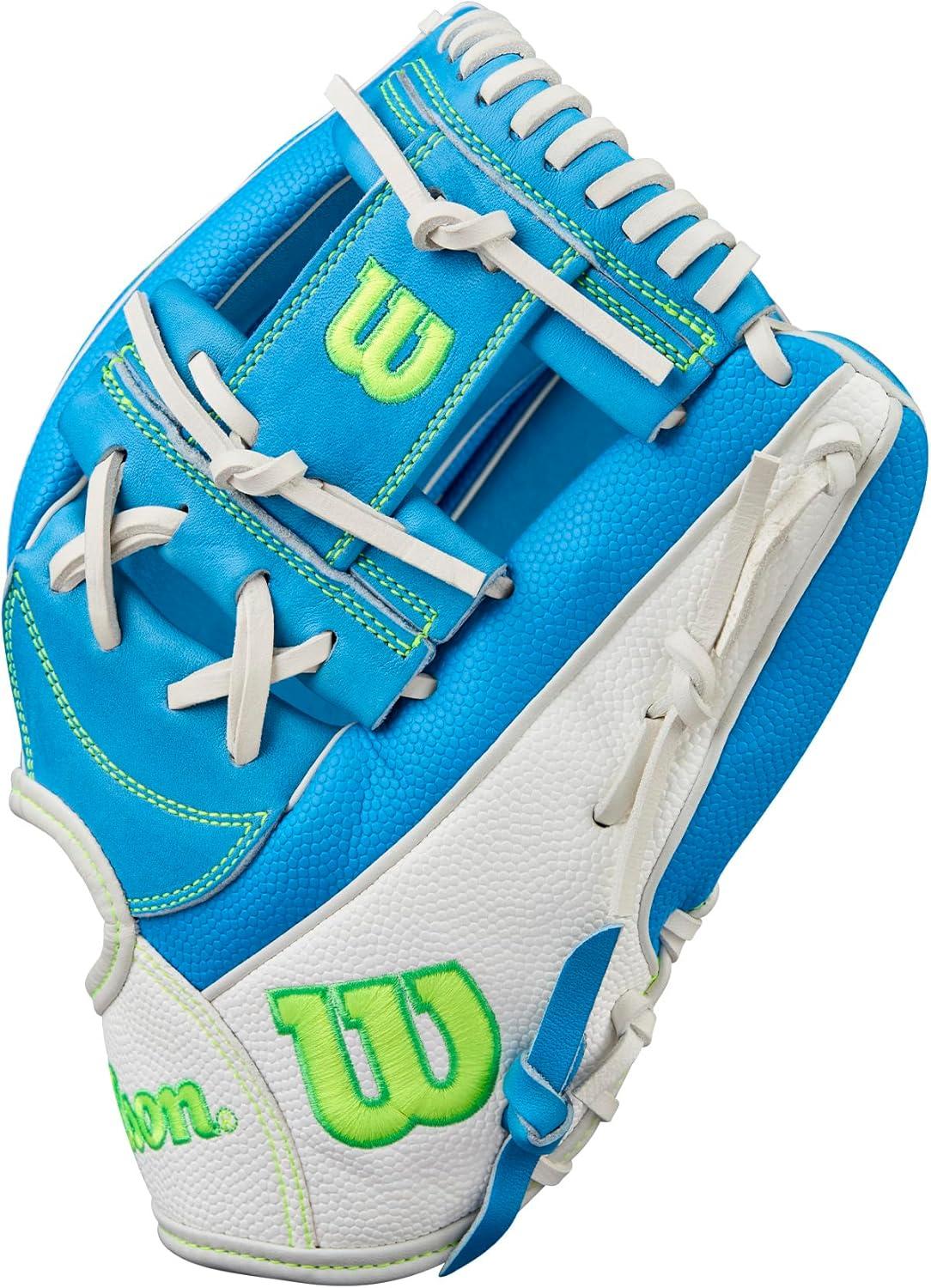 imageWilson Fall 2025 A2000 Fastpitch GlovesSky BlueWhite