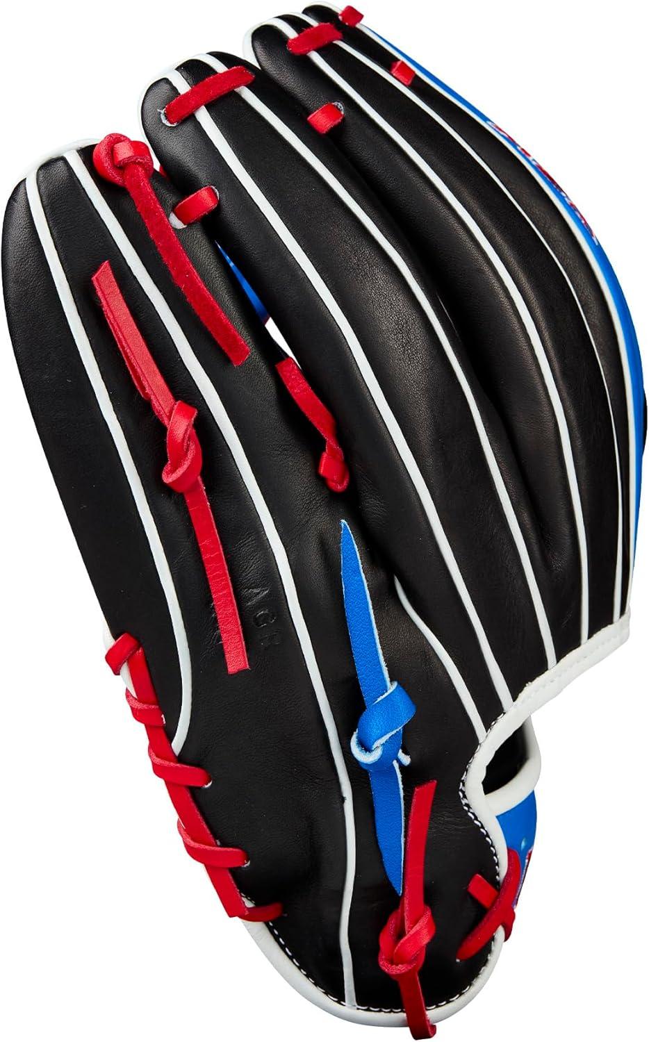 imageWilson Fall 2025 A2K Baseball GlovesBlackRoyalRed