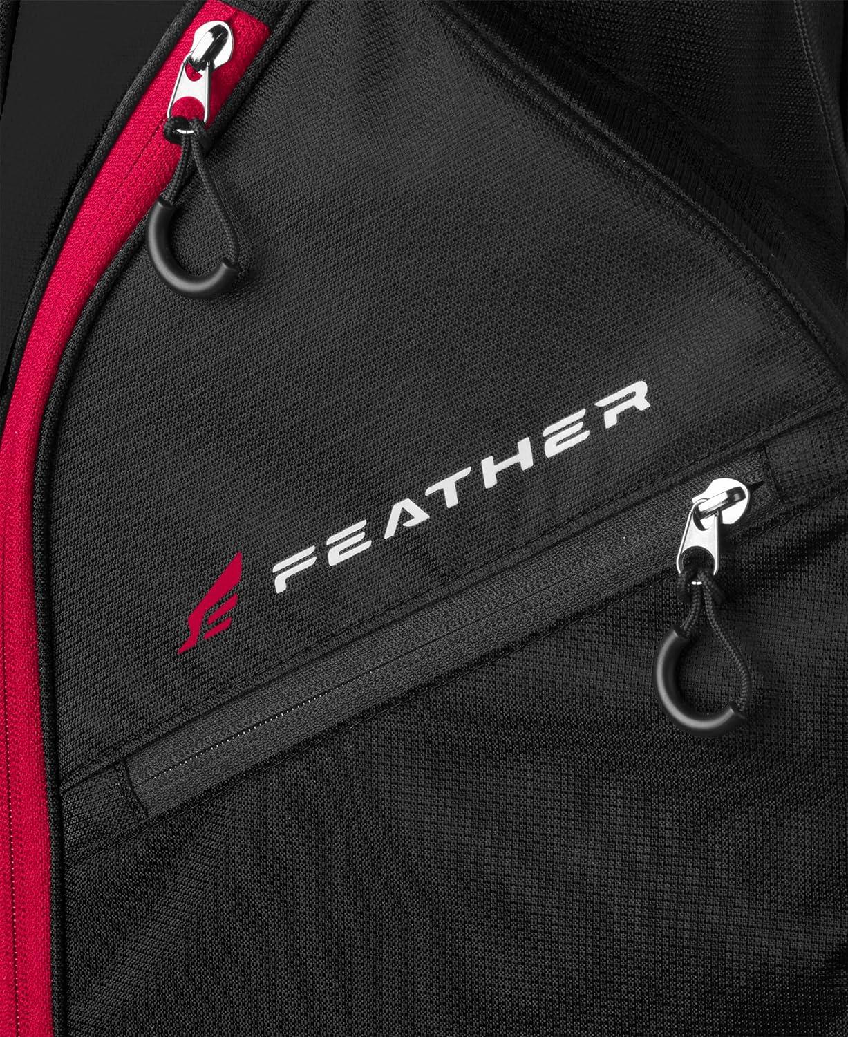 imageWilson Feather Golf Cart Bag BlackGreyRedBlackGreyRed