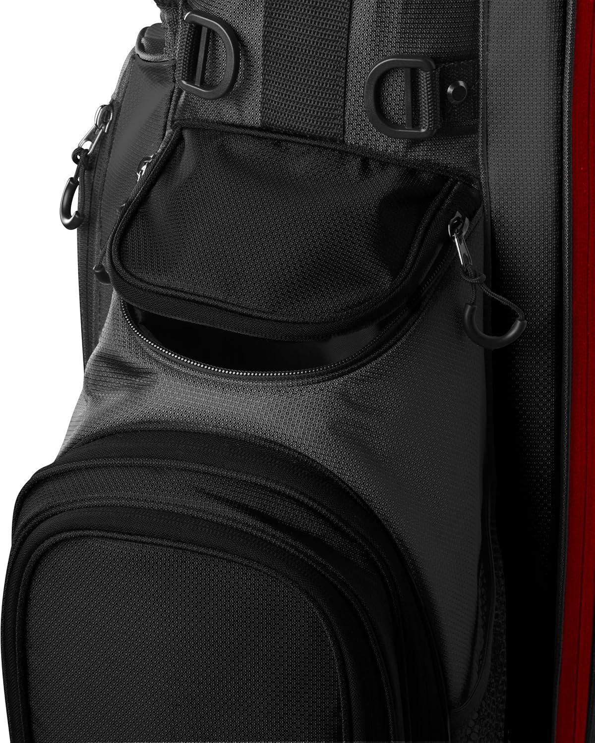 imageWilson Feather Golf Cart Bag BlackGreyRedBlackGreyRed