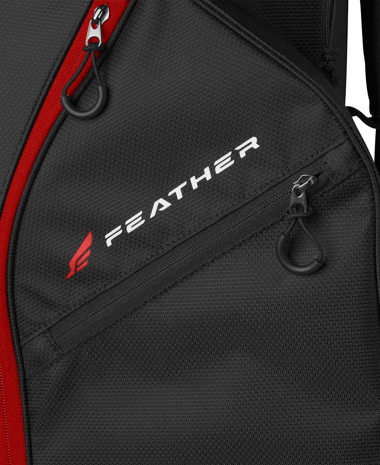 imageWilson Feather Golf Cart Bag BlackGreyRedBlackGreyRed