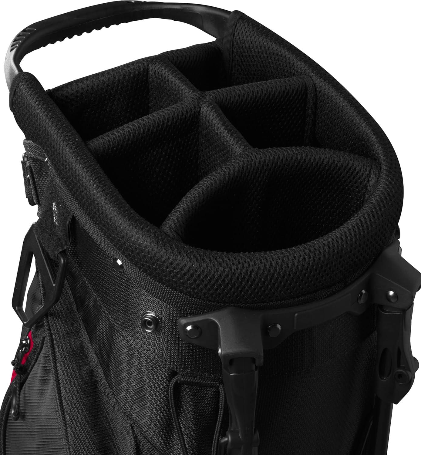 imageWilson Feather Golf Cart Bag BlackGreyRedBlackGreyRed