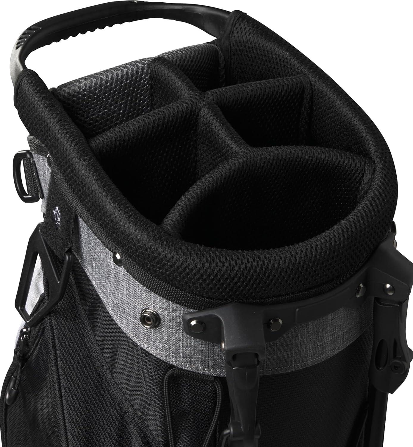 imageWilson Feather Golf Cart Bag BlackGreyRedBlackGreyWhite