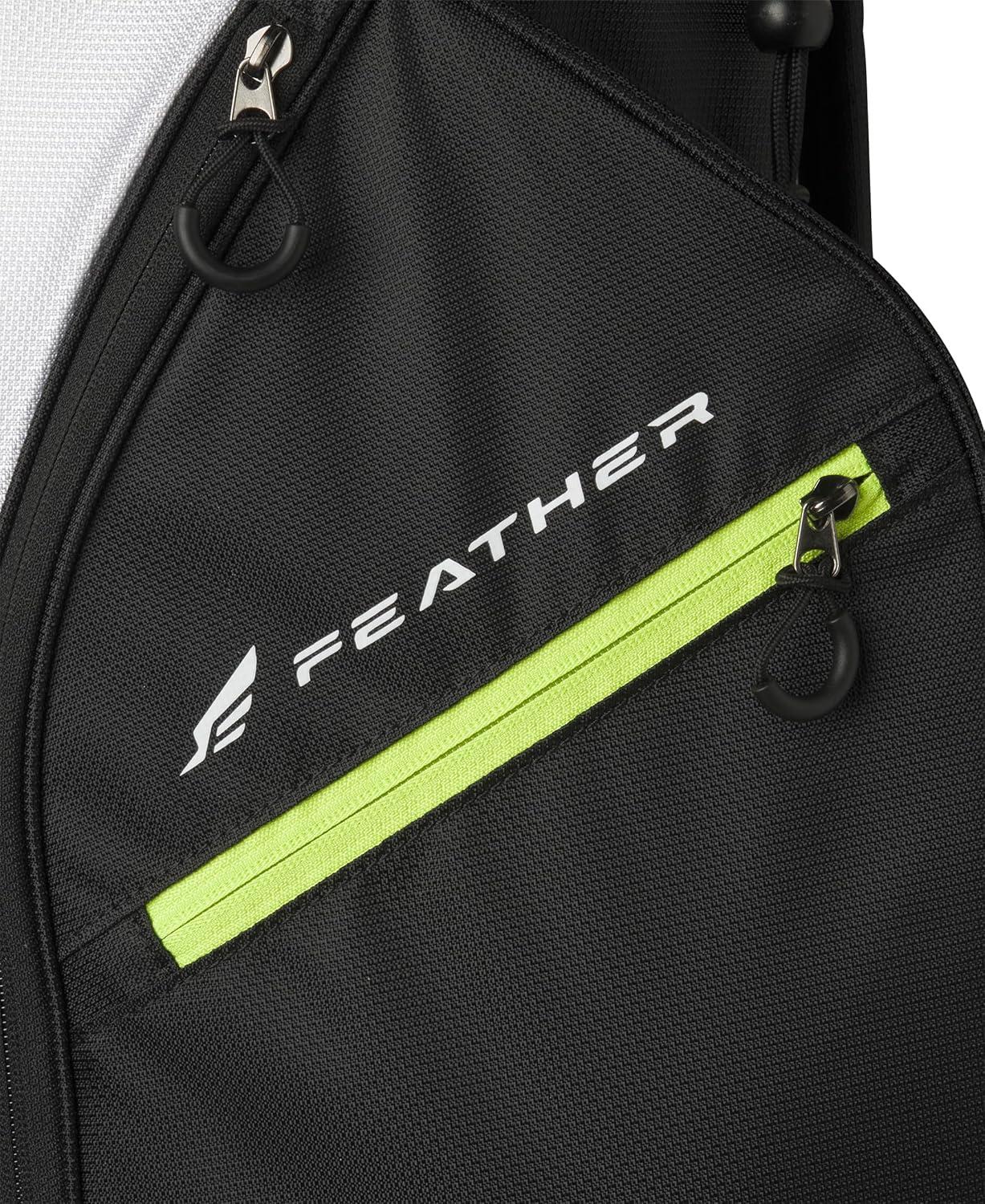 imageWilson Feather Golf Cart Bag BlackGreyRedBlackGreyWhite