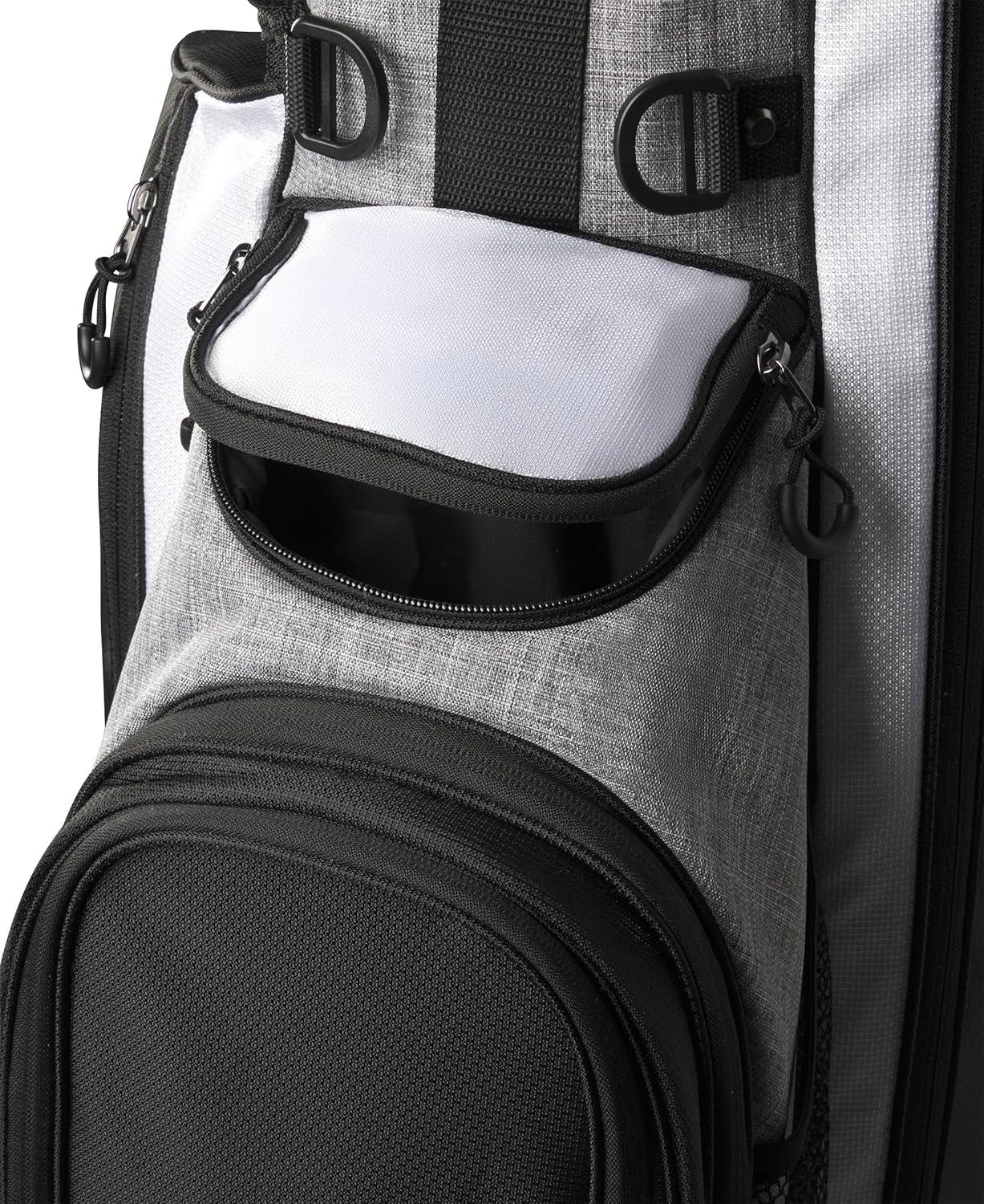 imageWilson Feather Golf Cart Bag BlackGreyRedBlackGreyWhite
