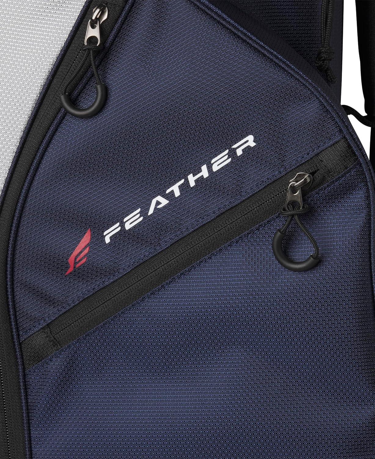 imageWilson Feather Golf Cart Bag BlackGreyRedNavySilver