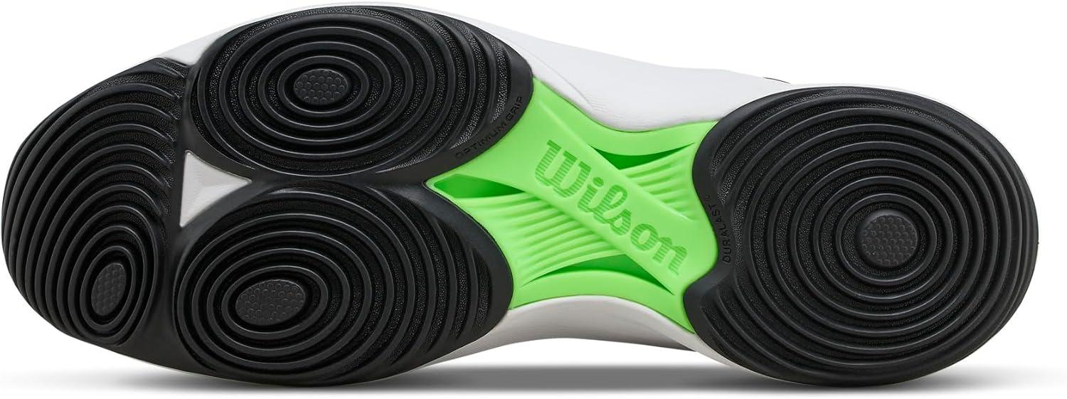 imageWilson Mens Mens Hurakn Pro V2 Padel ShoesBlackWhiteGreen Gecko