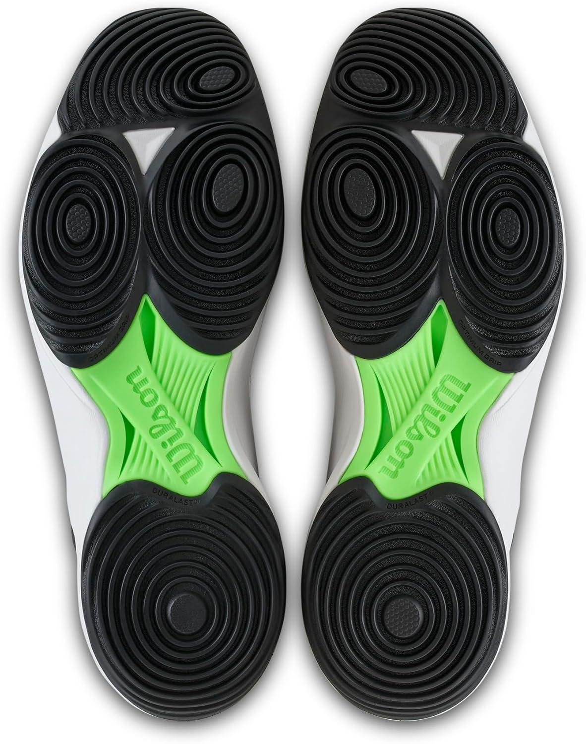 imageWilson Mens Mens Hurakn Pro V2 Padel ShoesBlackWhiteGreen Gecko