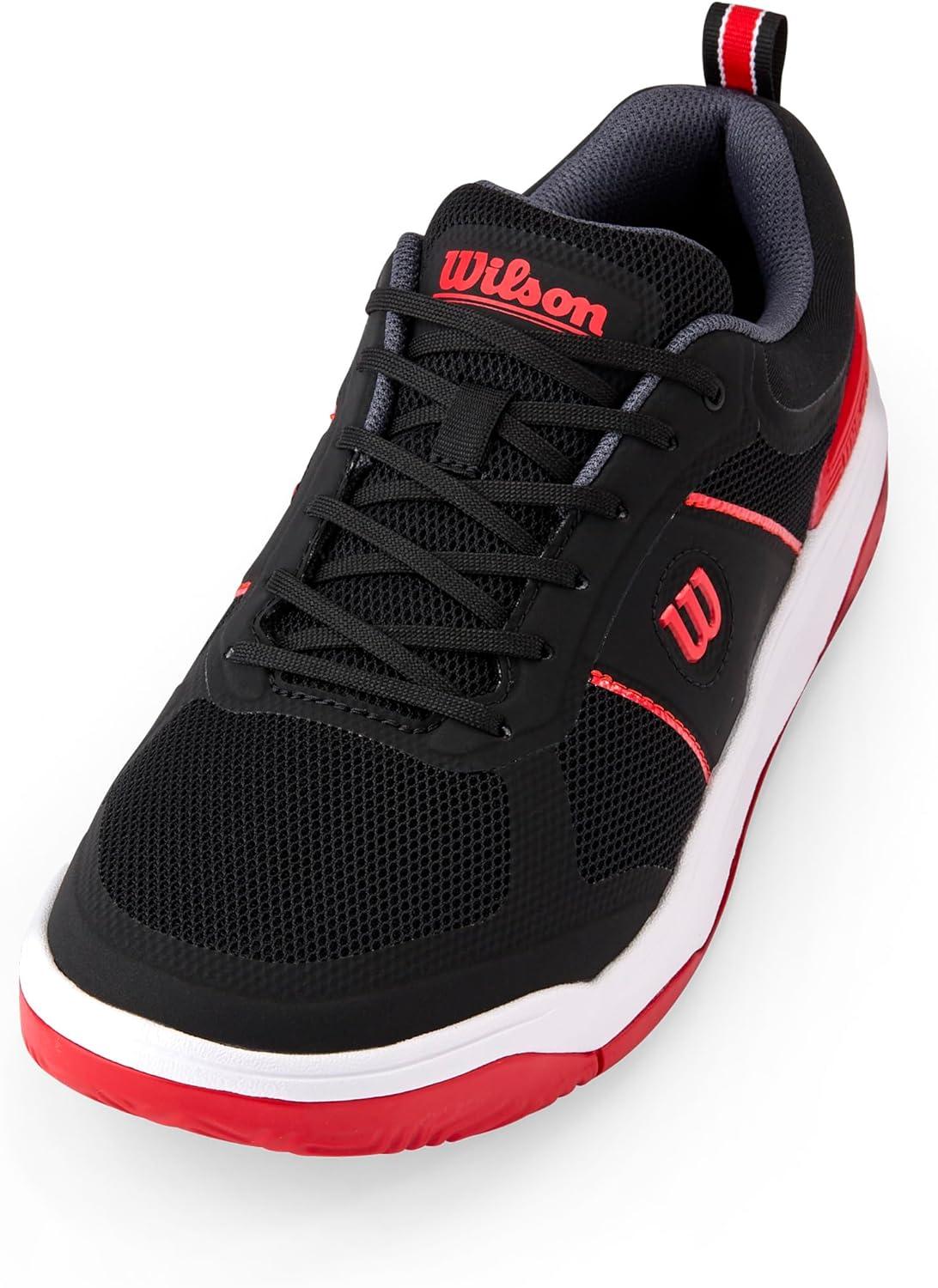 imageWilson Mens Pickle Pro Mens Pickleball ShoesBlackInfraredWhite