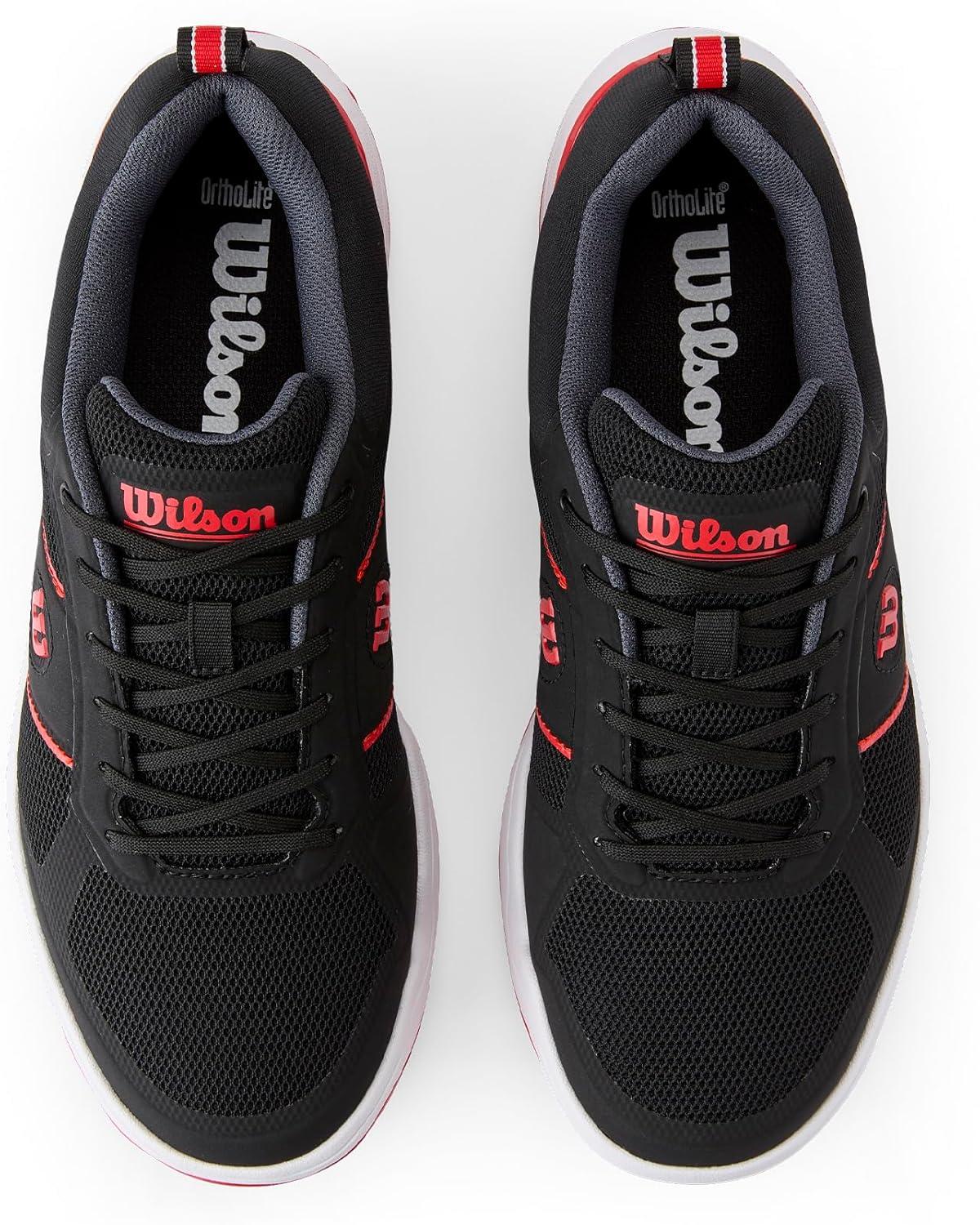 imageWilson Mens Pickle Pro Mens Pickleball ShoesBlackInfraredWhite