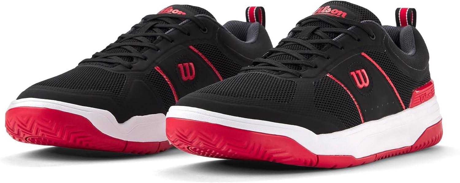 imageWilson Mens Pickle Pro Mens Pickleball ShoesBlackInfraredWhite