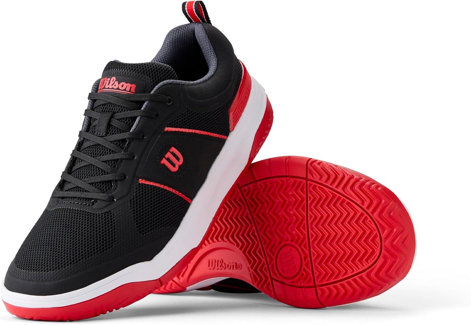 imageWilson Mens Pickle Pro Mens Pickleball ShoesBlackInfraredWhite