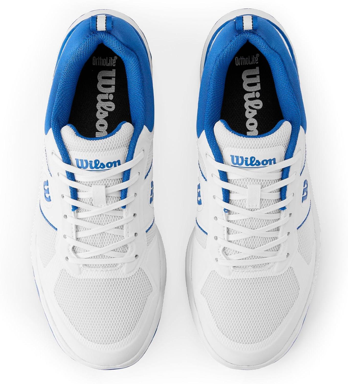 imageWilson Mens Pickle Pro Mens Pickleball ShoesDj Vu BlueWhite