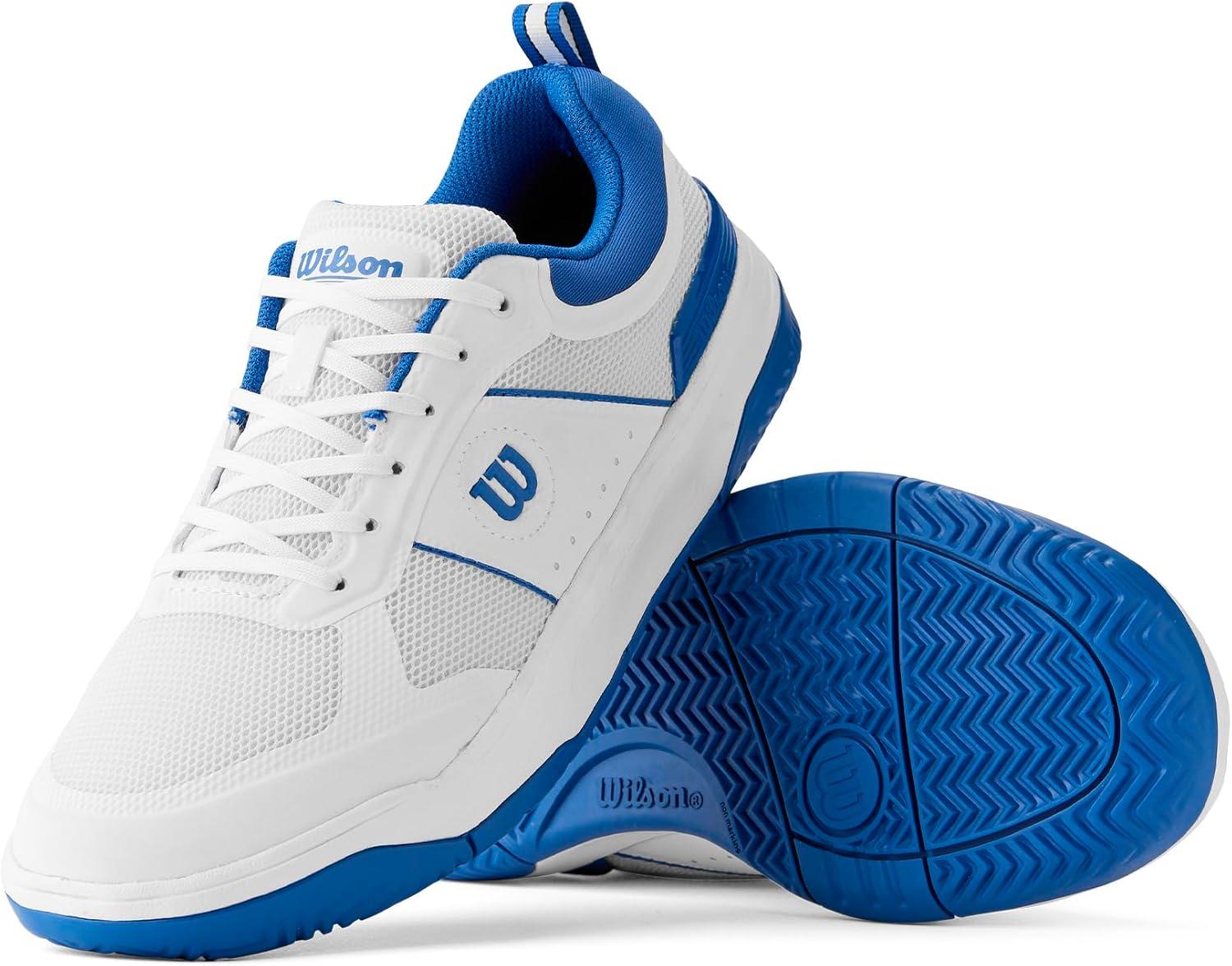 imageWilson Mens Pickle Pro Mens Pickleball ShoesDj Vu BlueWhite