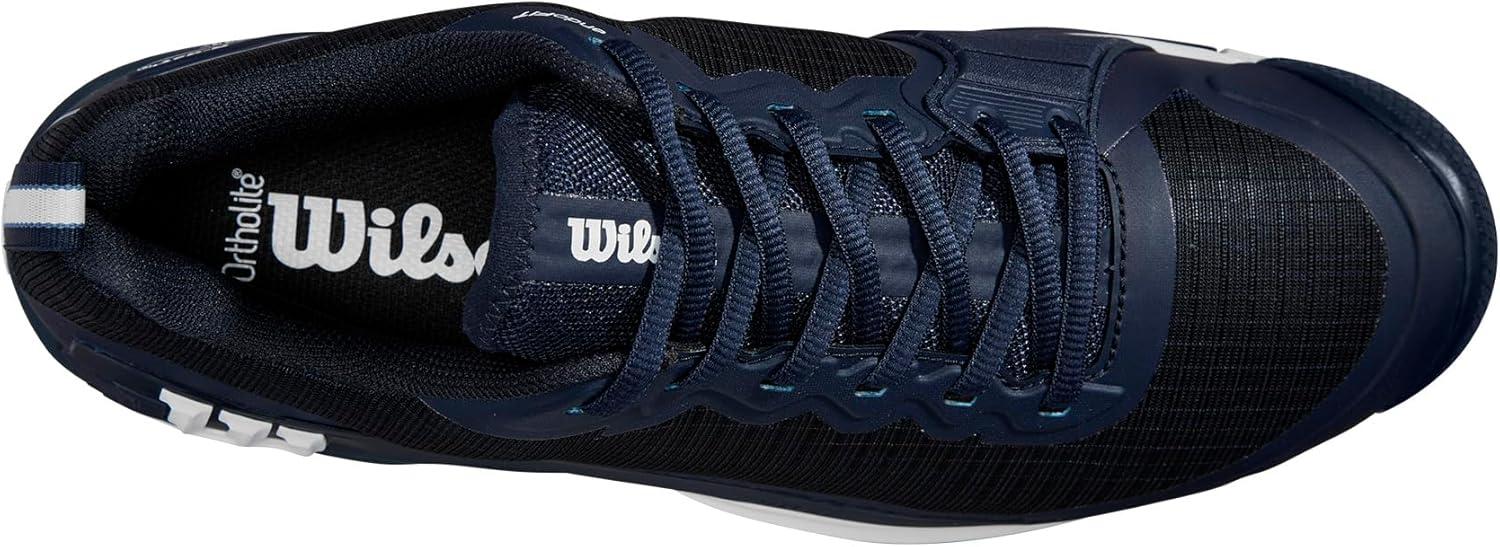 imageWilson Mens Rush Pro 45 Mens Clay Tennis ShoesNavy BlazerWhite