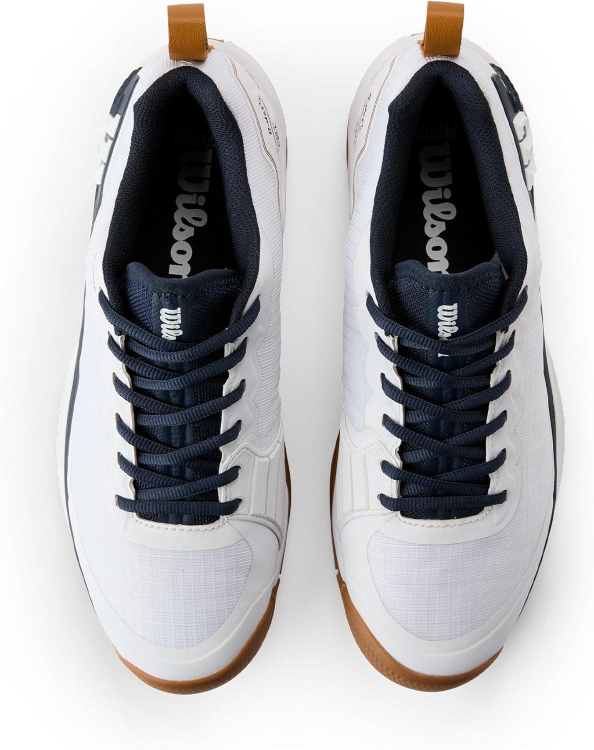 imageWilson Mens Rush Pro 45 Mens Clay Tennis ShoesWhiteNavy BlazerGum1a