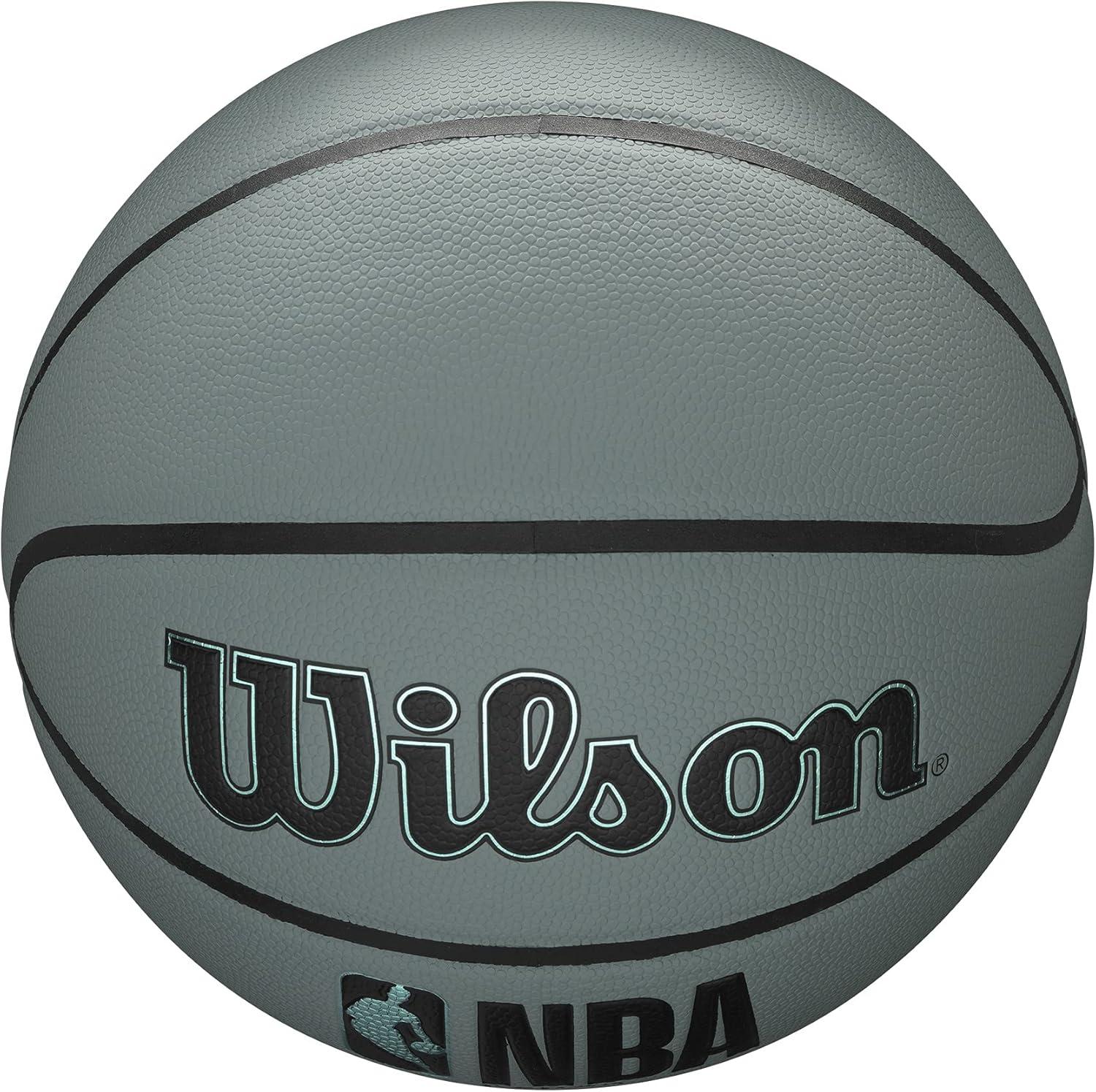 imageWilson NBA Forge Series IndoorOutdoor BasketballsBlue Grey