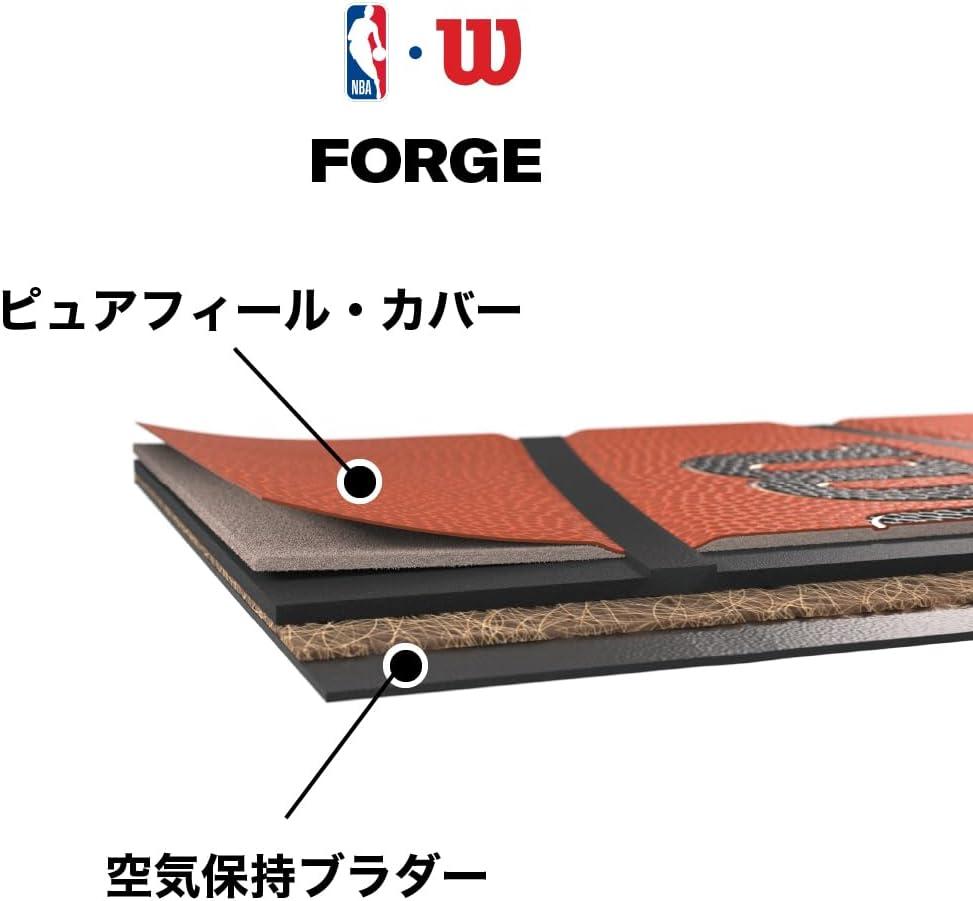 imageWilson NBA Forge Series IndoorOutdoor BasketballsBlue Grey