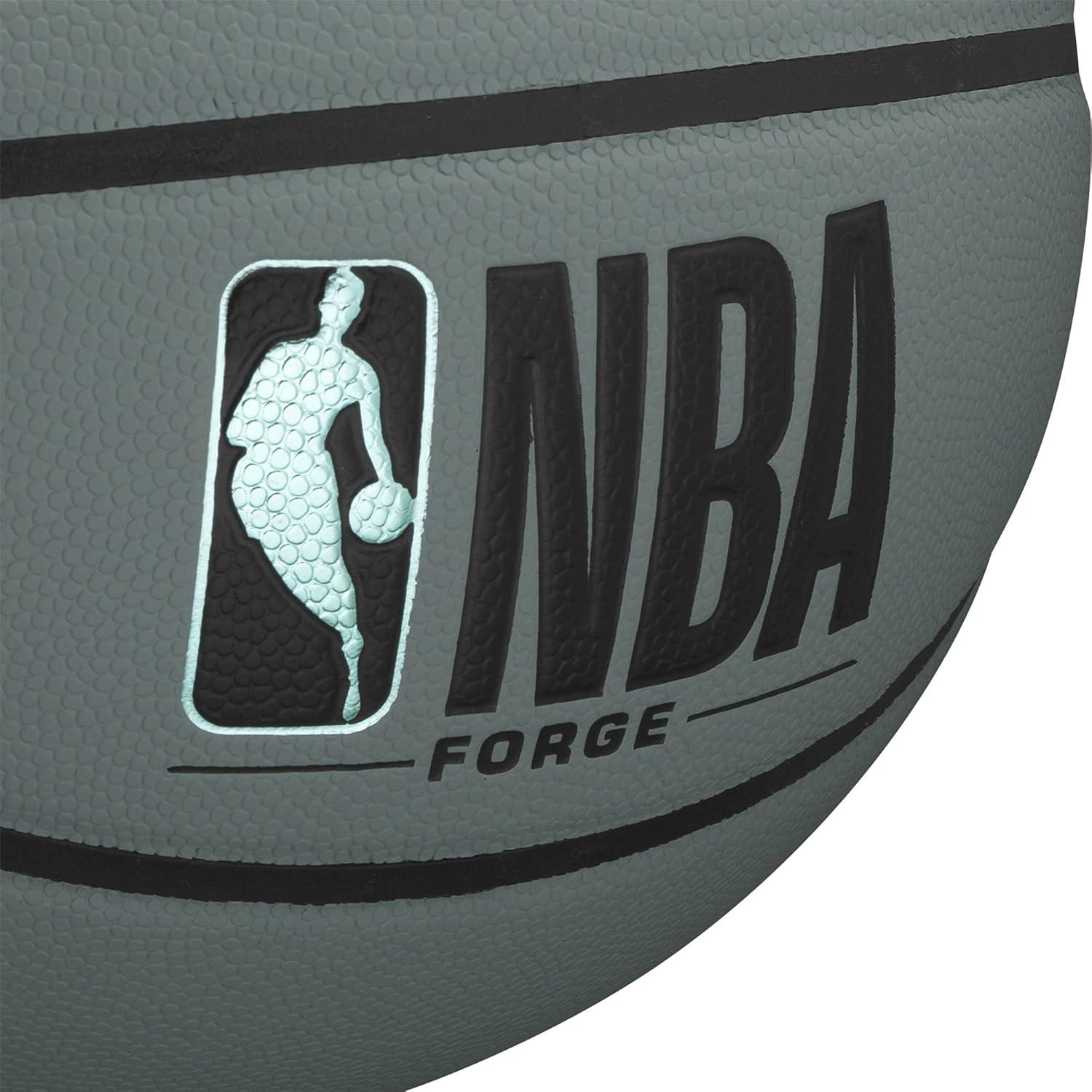 imageWilson NBA Forge Series IndoorOutdoor BasketballsBlue Grey