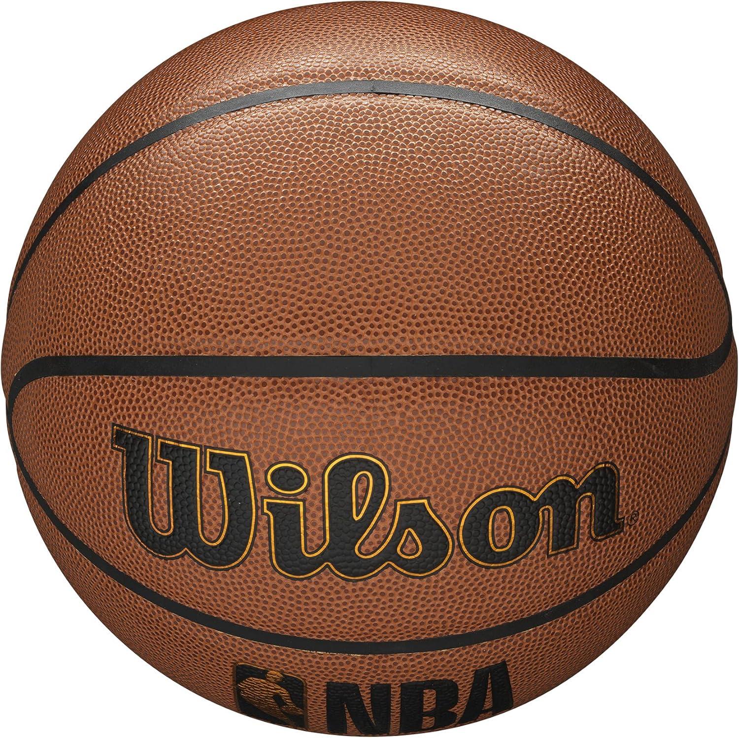 imageWilson NBA Forge Series IndoorOutdoor BasketballsBrown
