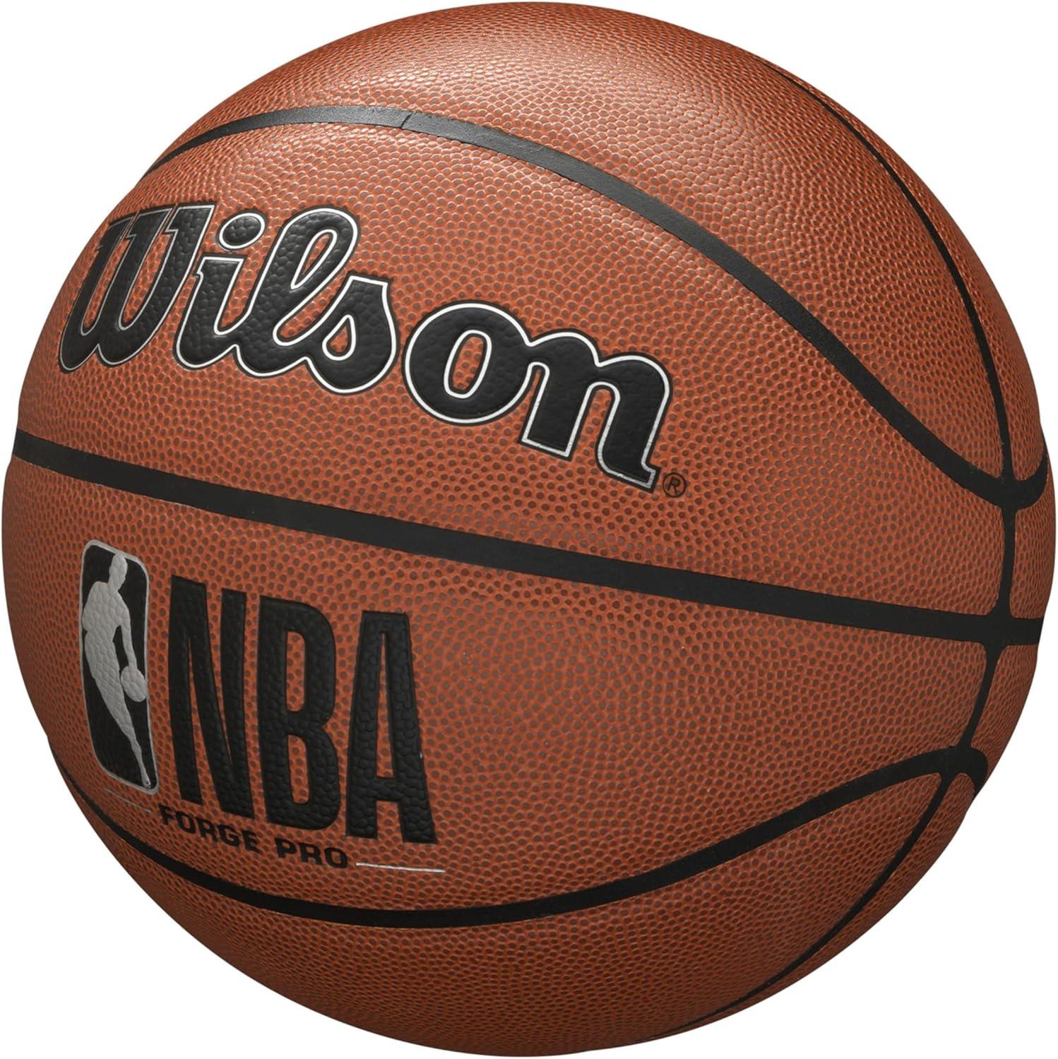 imageWilson NBA Forge Series IndoorOutdoor BasketballsBrown