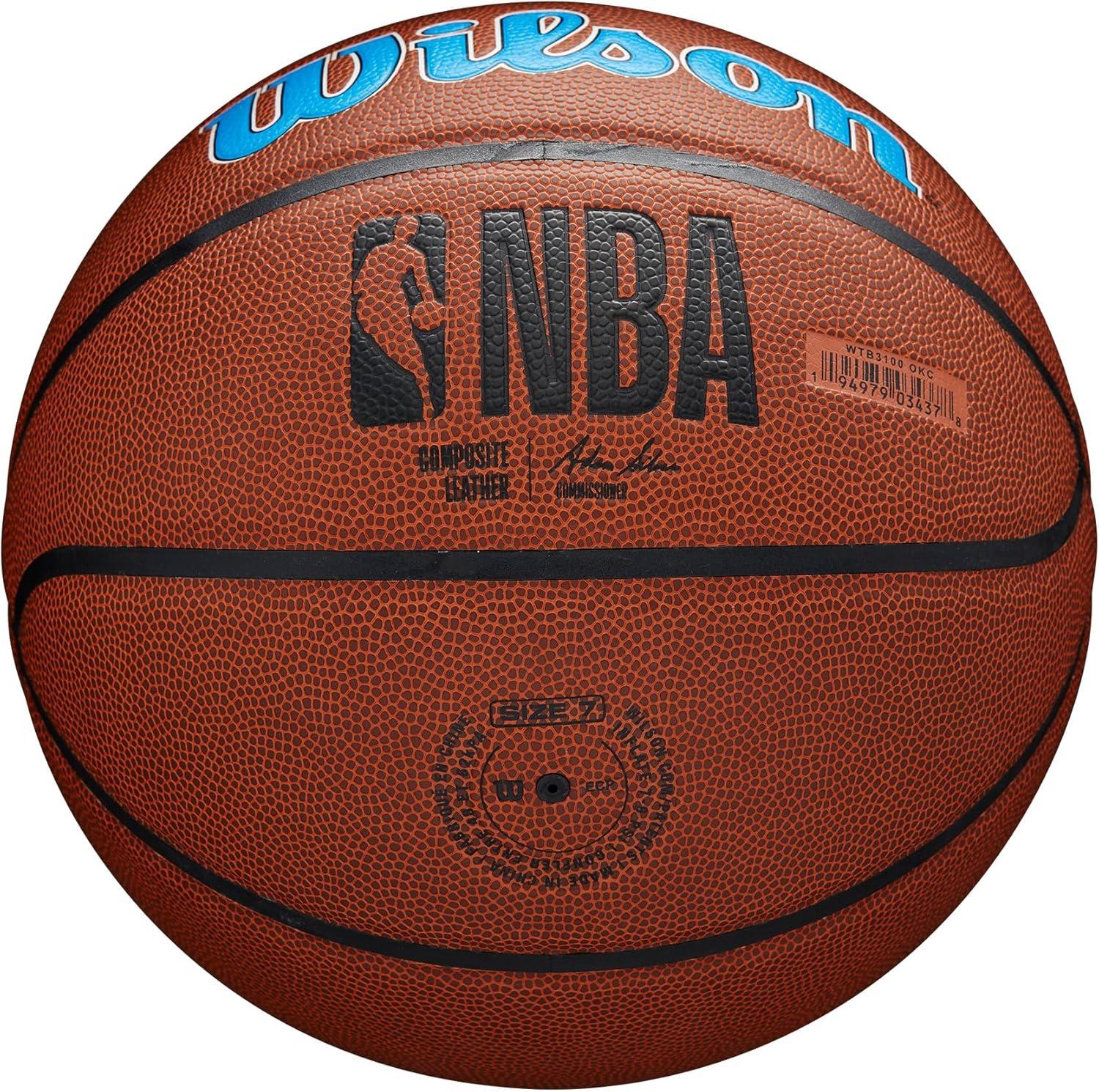 imageWilson NBA Team Alliance Basketballs Size 7295Oklahoma City Thunder